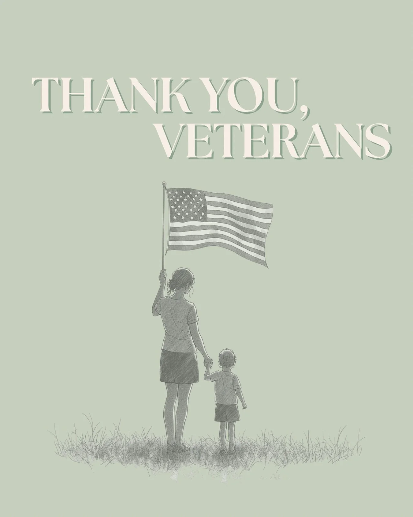 Today, we honor the brave men and women who have served our country, and the families who serve beside them every single day🫶🏼

To the women who wear the uniform, to the mothers who hold down the homefront, and to every family that carries the weig