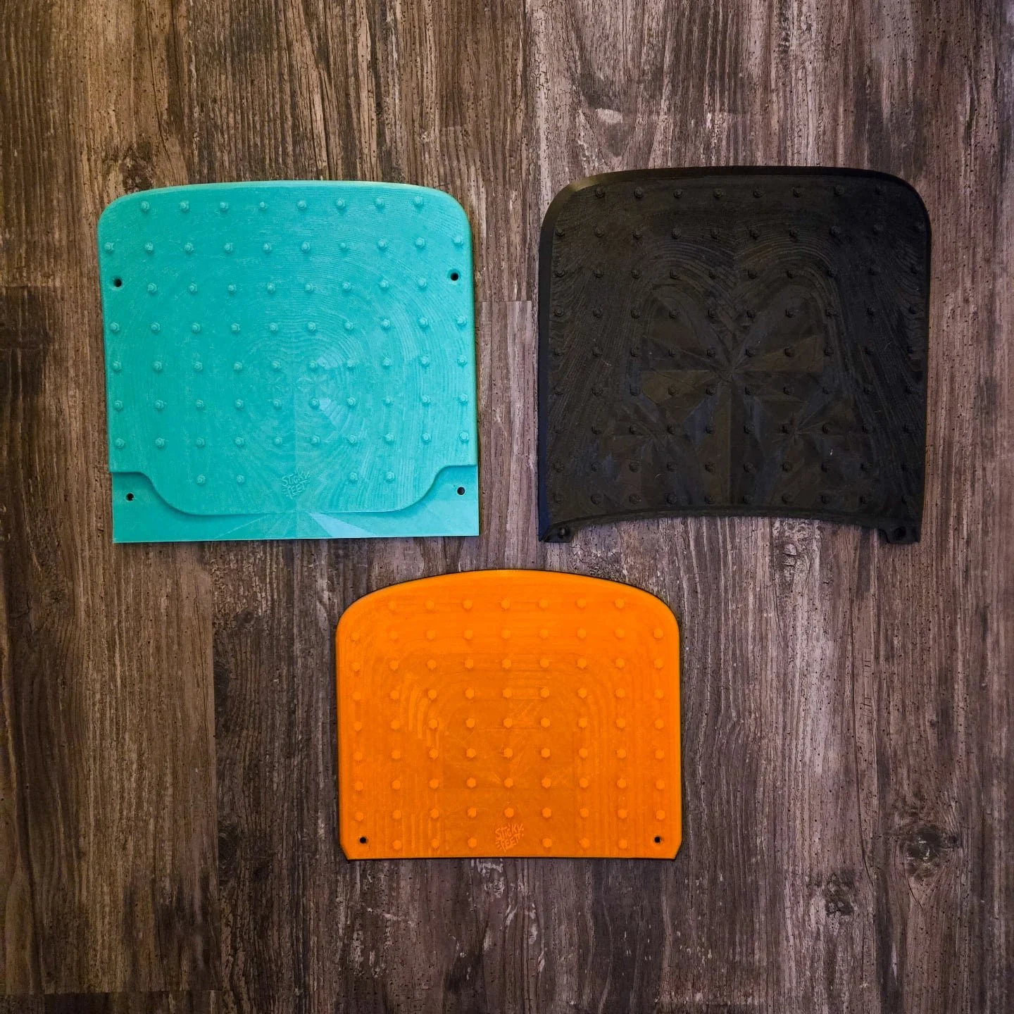 EvoPad preorders open tomorrow, Tuesday, October 7th at 4 PM PST at sticky-feet.com

EvoPad is built entirely from ultra-durable TPU and features our signature studded grip surface molded directly into the pad&mdash;no grip tape required (say goodbye