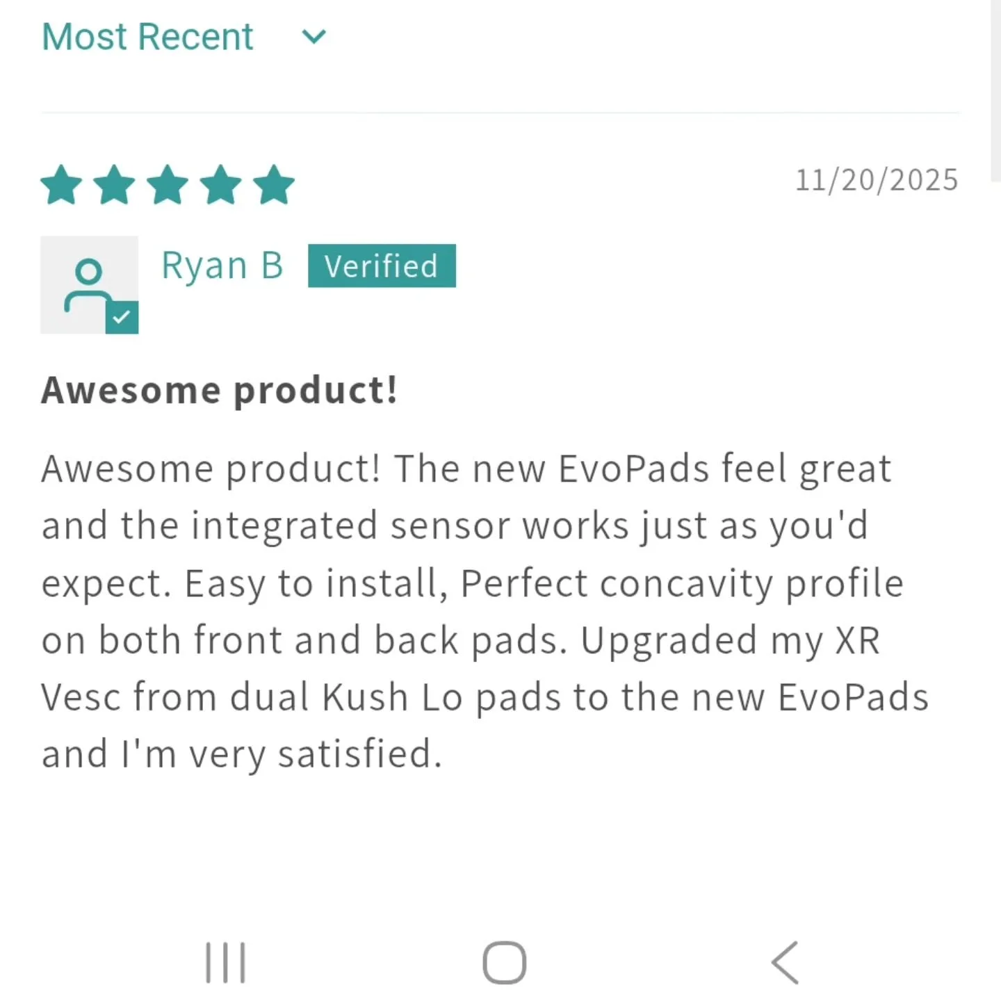 Reviews starting to come in from early EvoPad adopters 🚀. EvoPad is a premium all-TPU pad system with built-in sensor and no need for grip tape, the grip is built right in to the pad surface.  Check it out at:

www.sticky-feet.com

#onewheel #onewhe