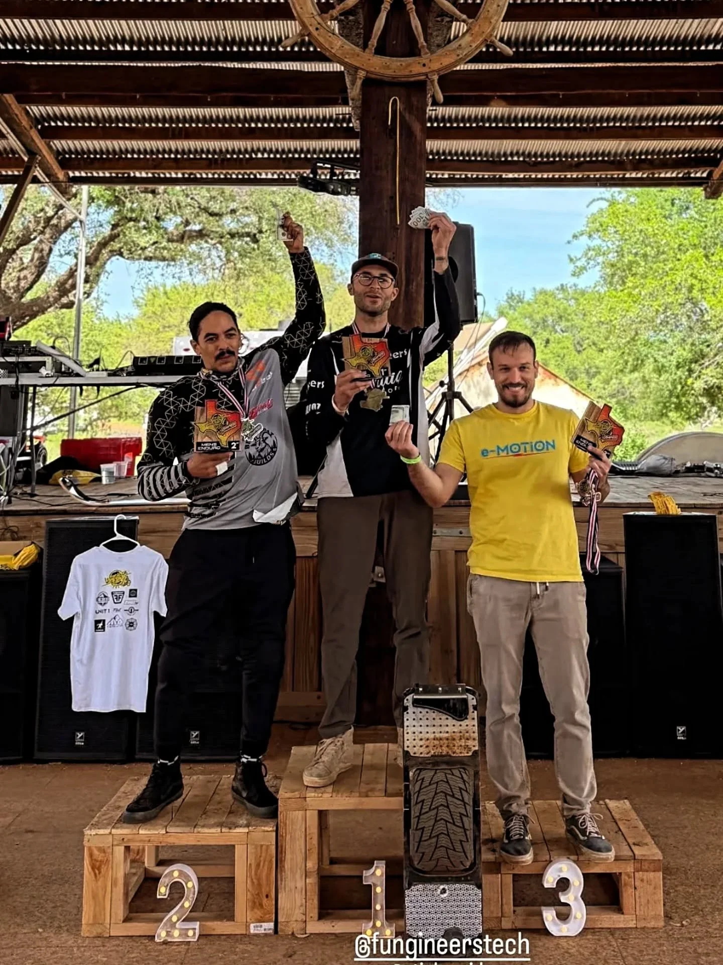 EvoGRIP at the winners podium with our guy, @float_ryder. Congratulations! 

stickyfeet.co

#onewheel #vesccommunity #rideonewheel #TeamSticky #onewheelnation