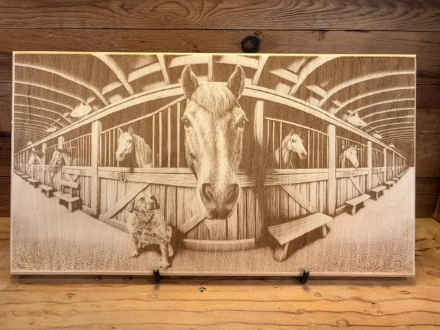 Rustic Horse Stable