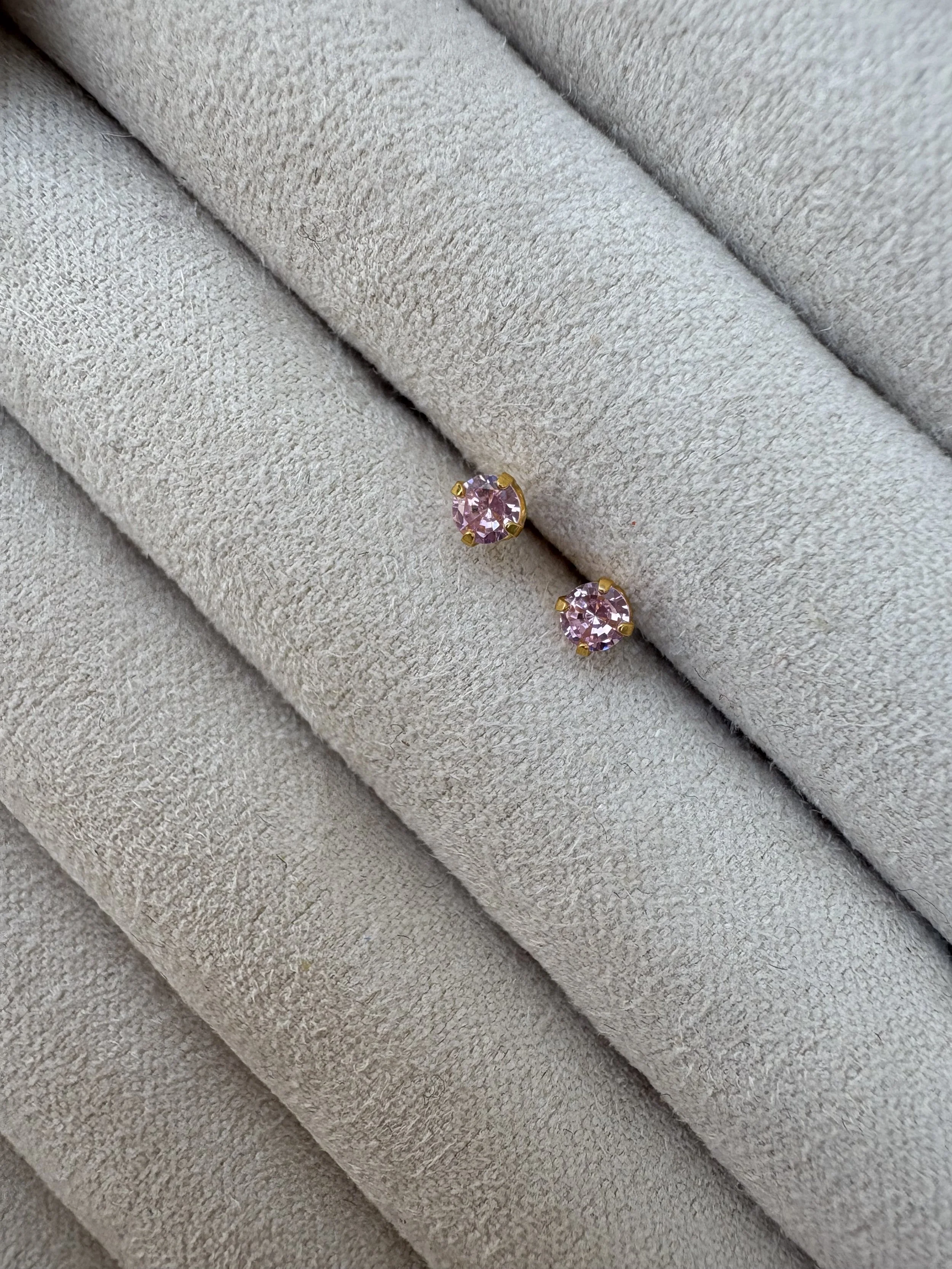 INR-39 Pink Gold Prong Earrings.jpg