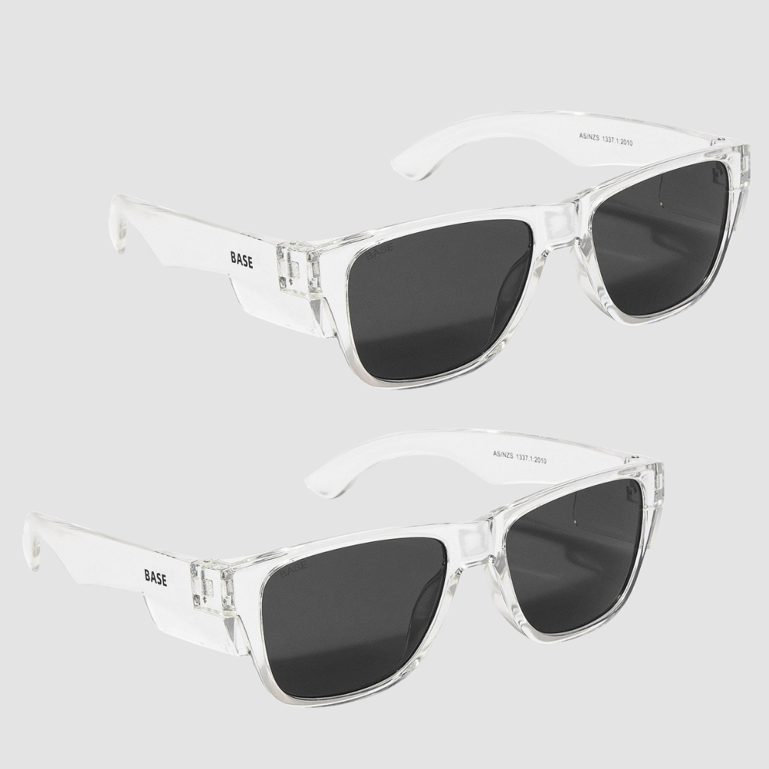Smoke Lens Bundle - Clear Frames