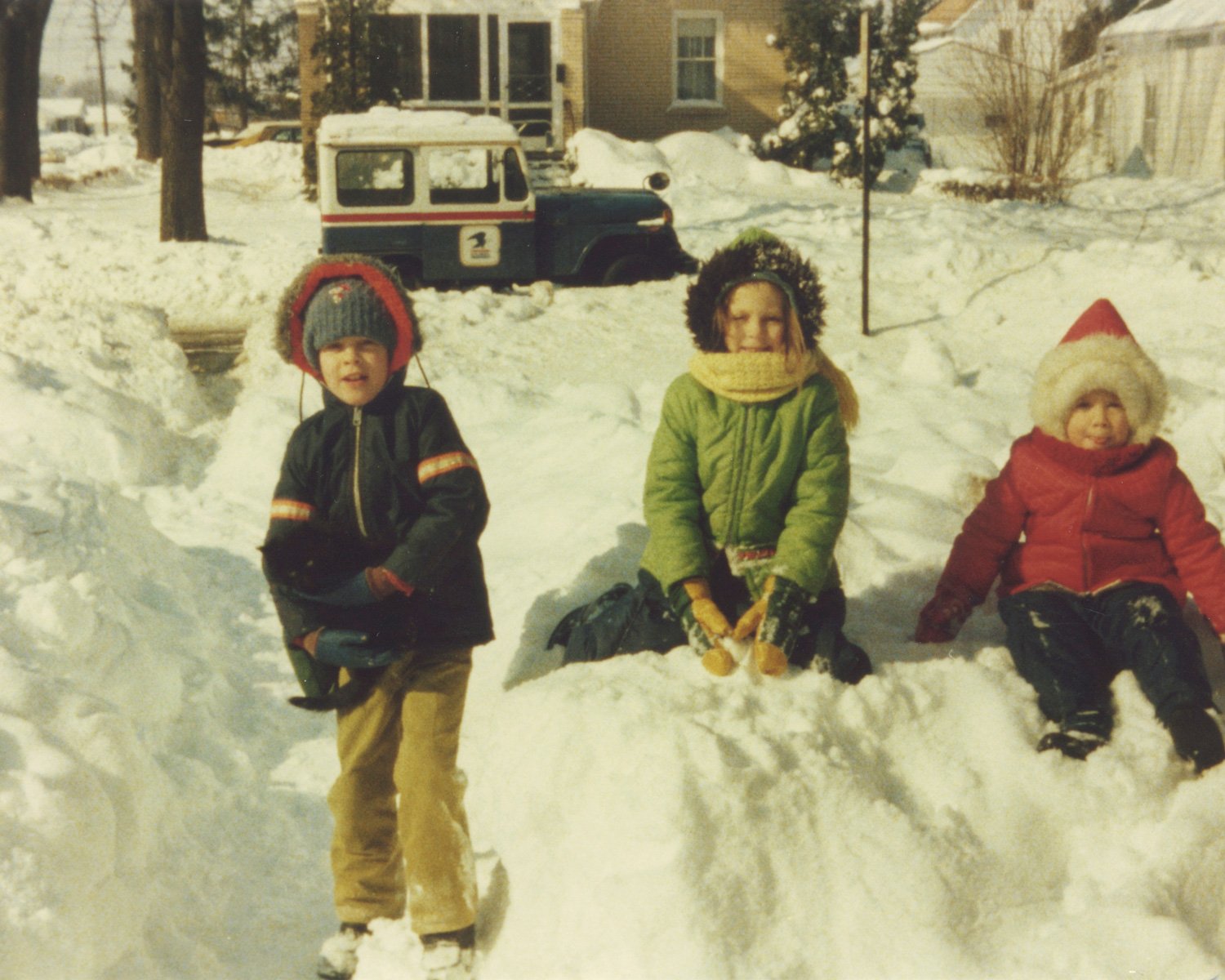 Rich, Cheryl & Stef - Winter 1978