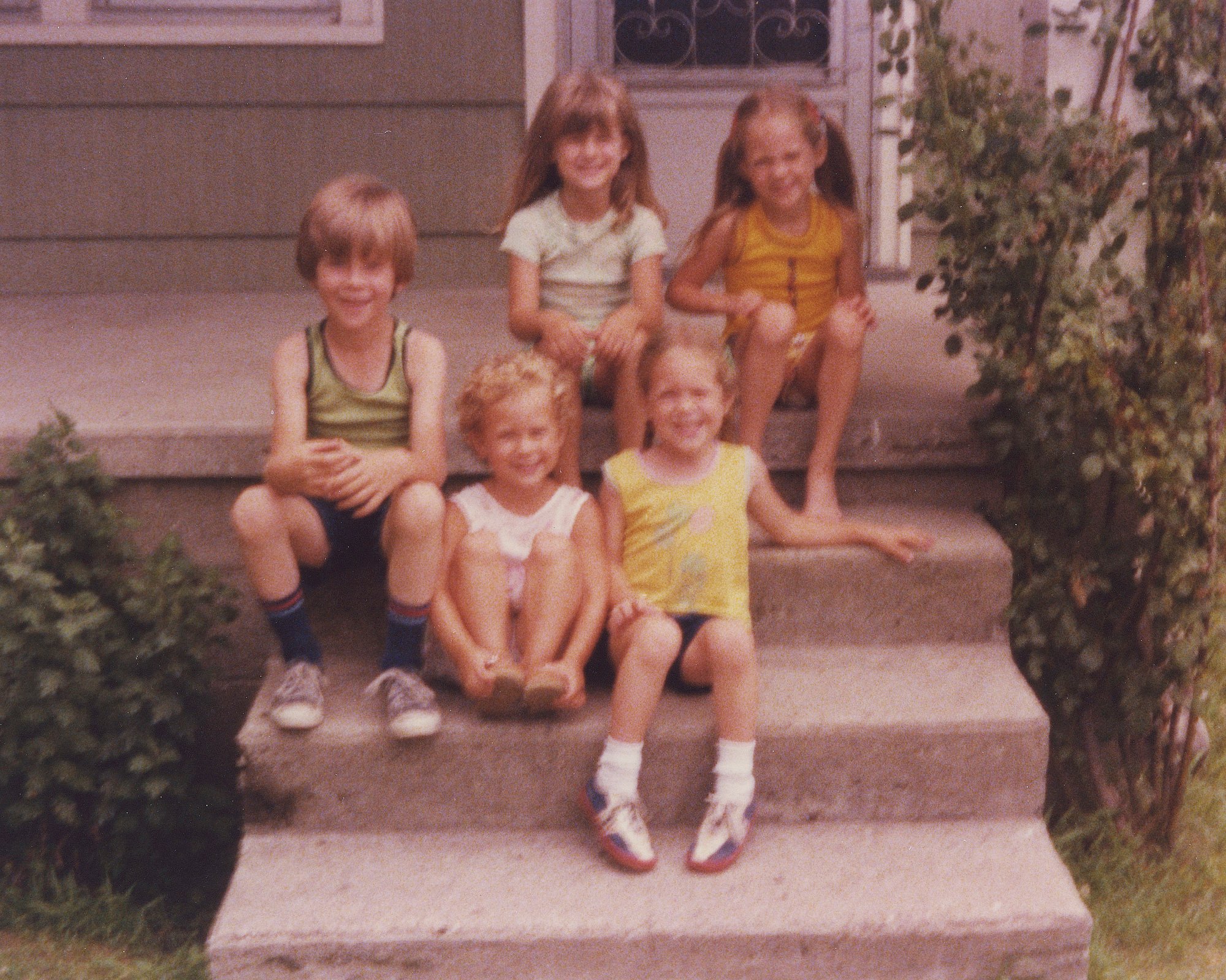 Rich, Cousin Marci, Cheryl, Cousin Natalie, & Stefanie - 1978