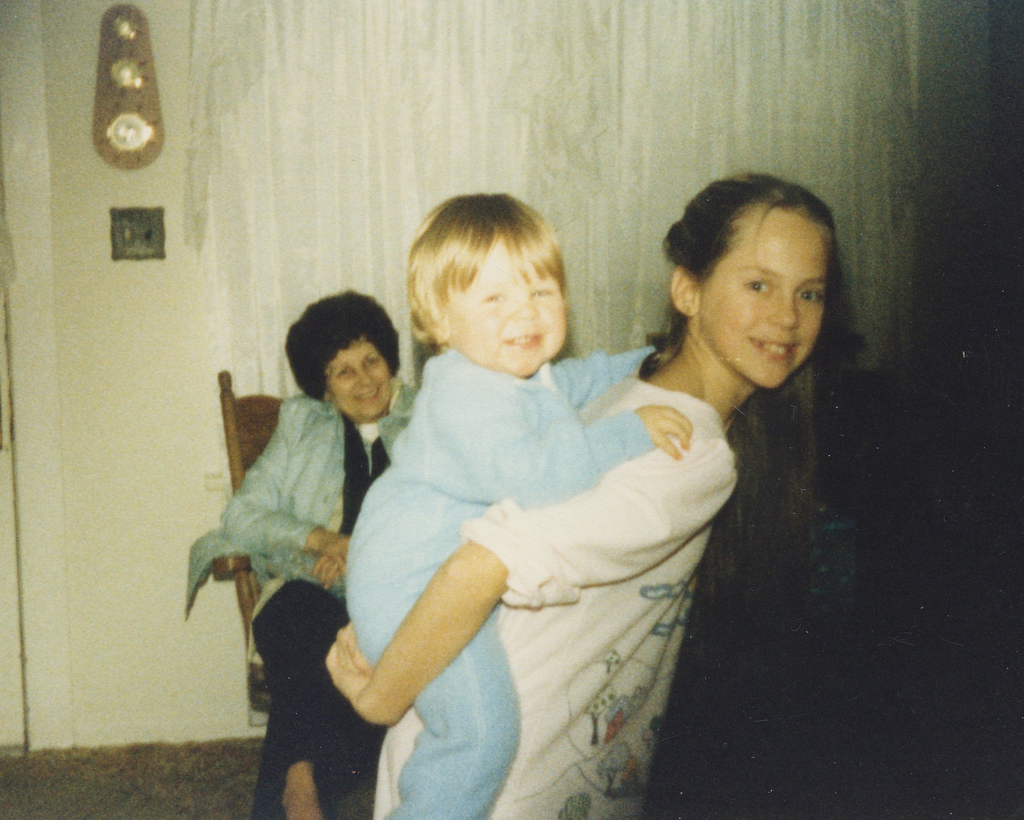 Grandma Loonis, Tim, & Cheryl - 1982