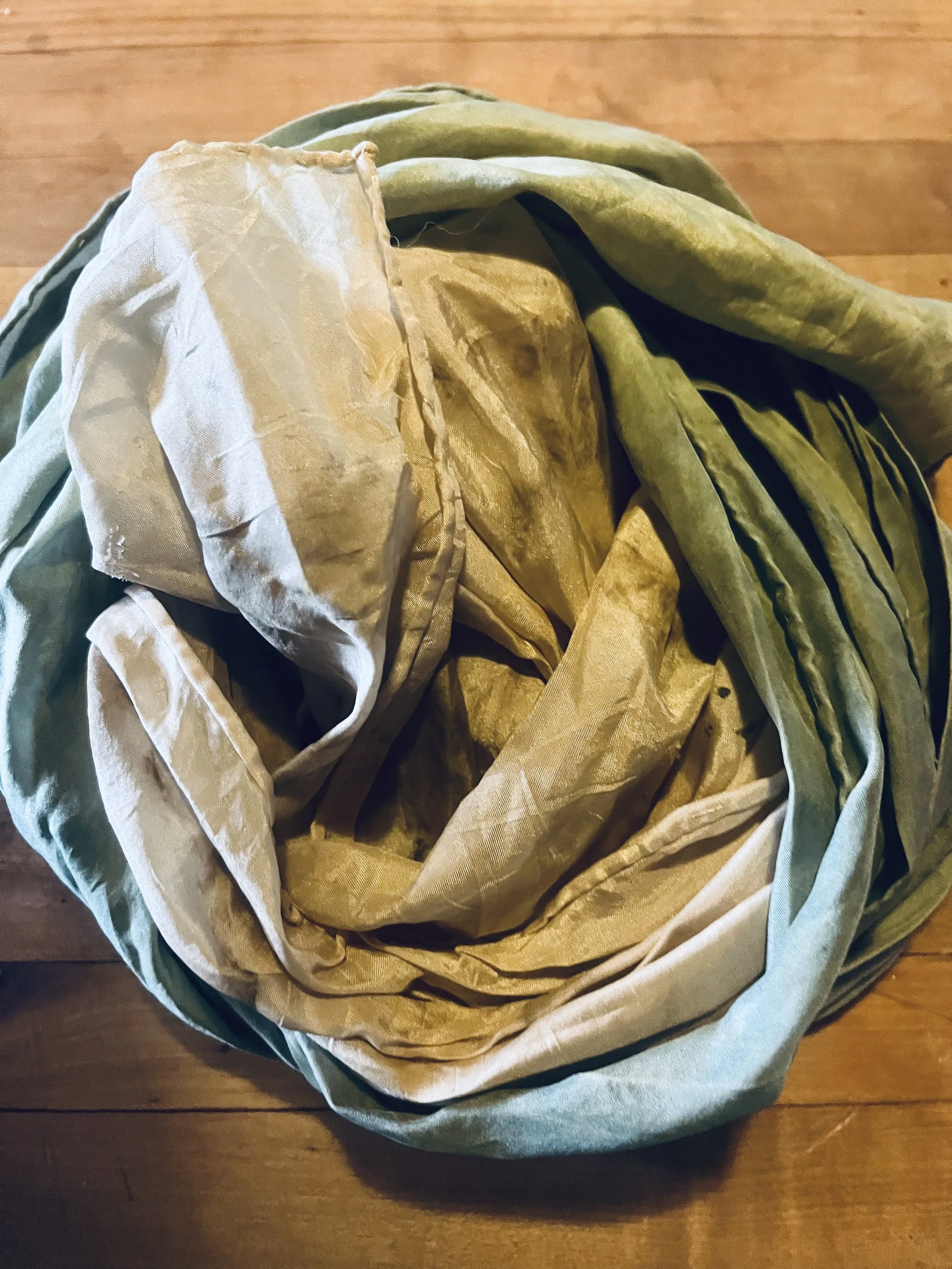 Silk Eco Printing