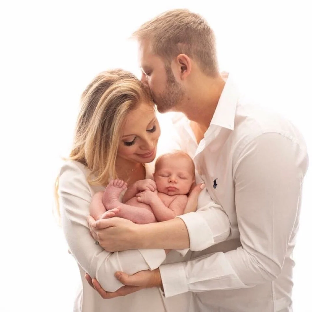 Maternity makeup enhancing natural radiance with a soft, glowing finish for timeless photographs