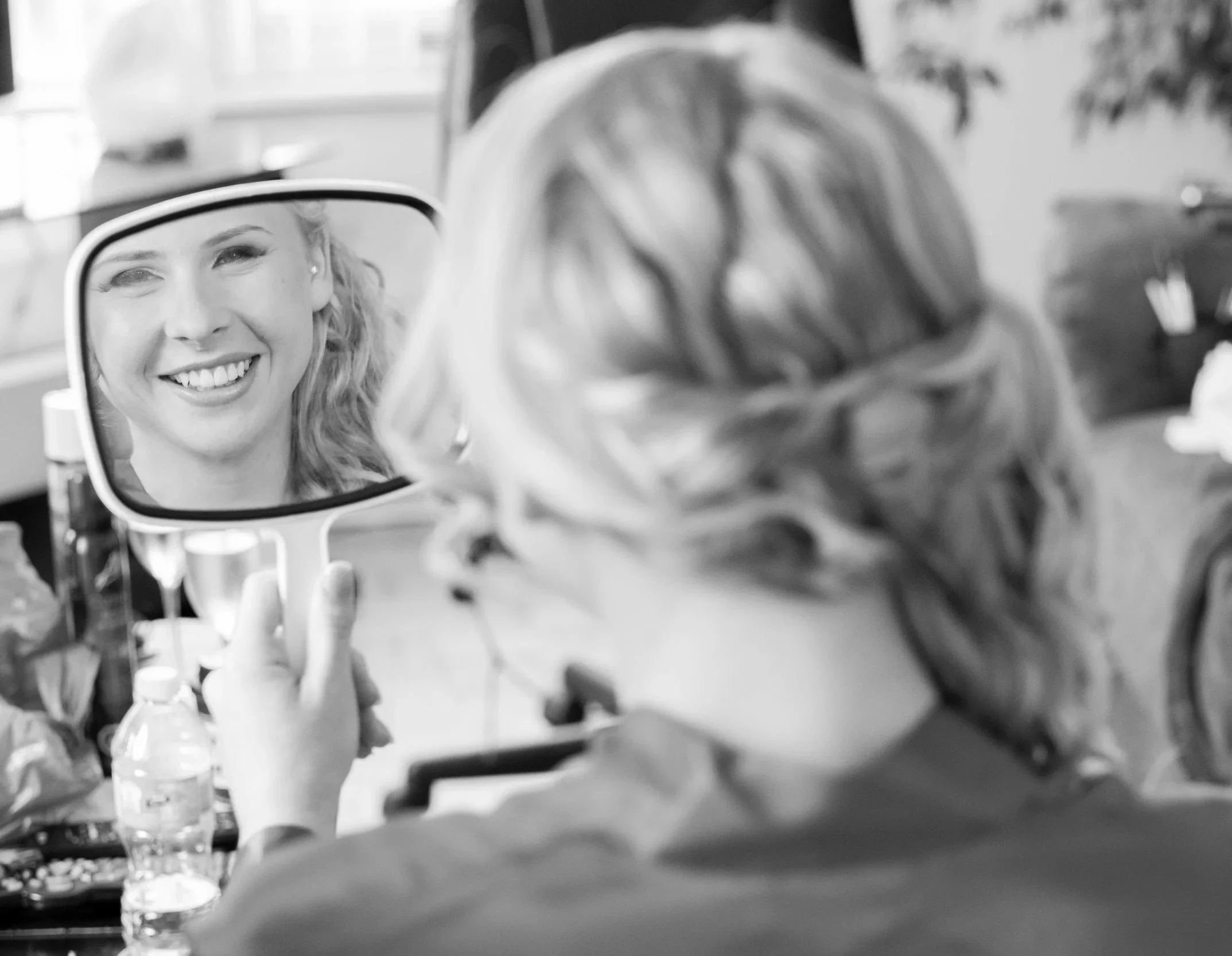 Refined soft glam makeup application focused on flawless skin and long-wear results