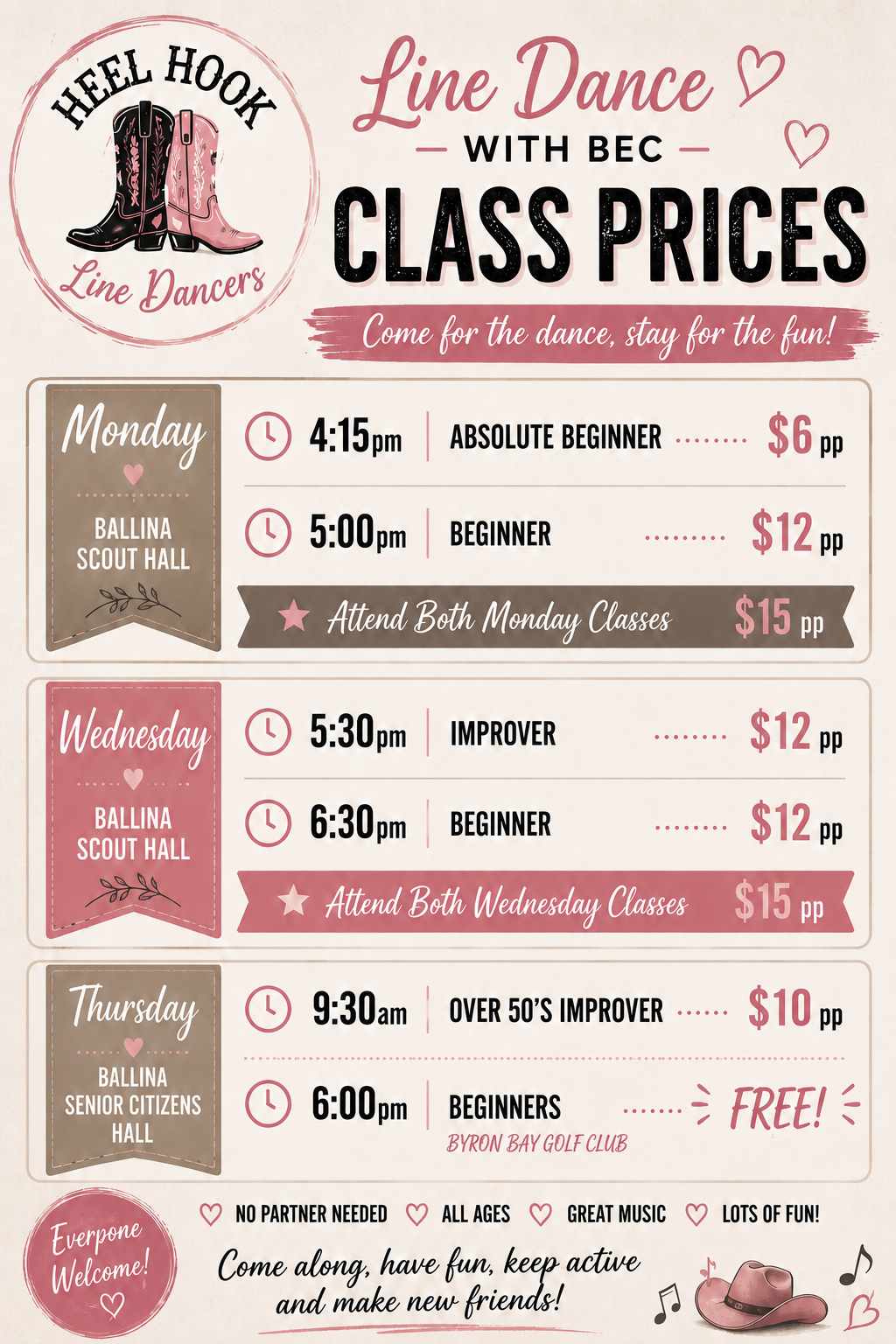 CLASS TIMETABLE