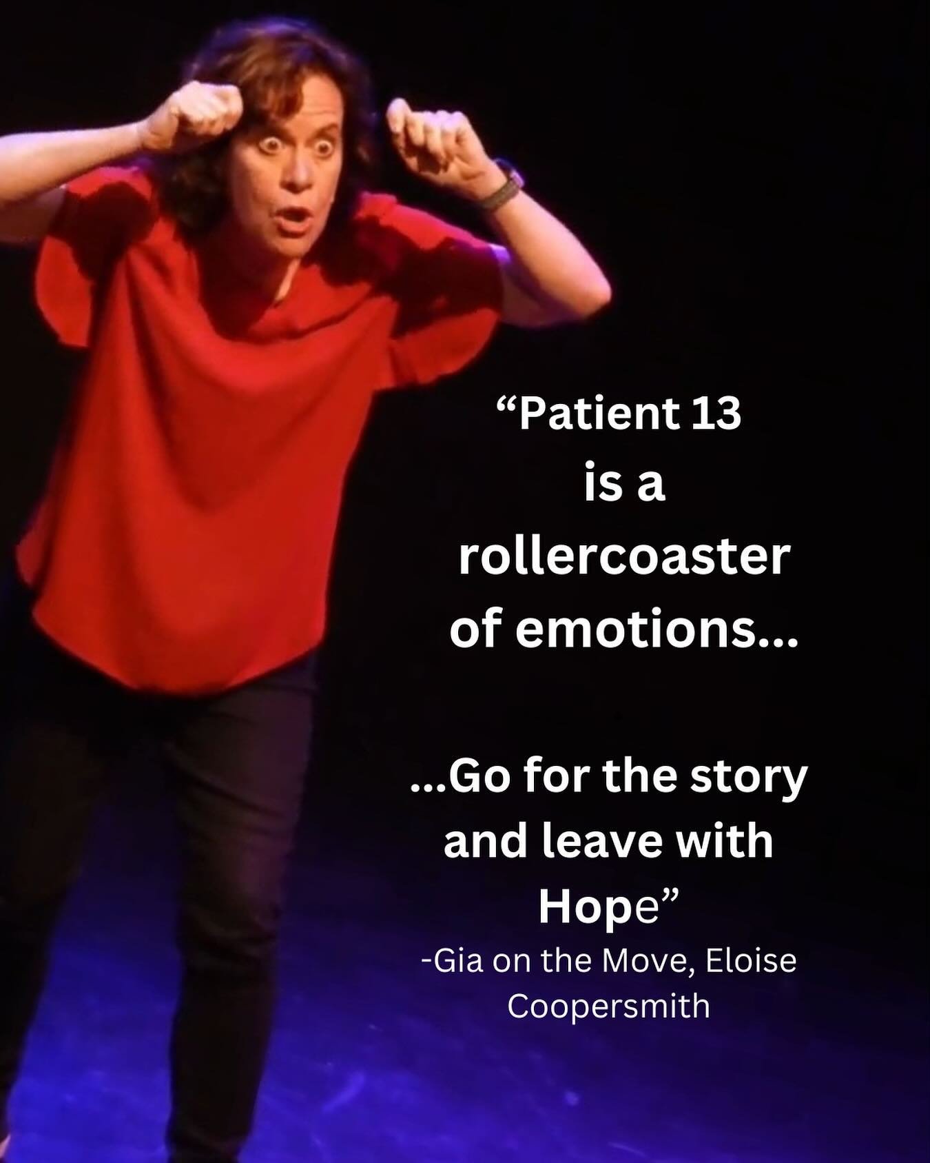 5 days and counting! Patient 13 is about so many things. But I'd say the first is self-love. It's also about comedy. I love to make people laugh. #comedy #selflove #selfcare #boundaries #trust #decisions