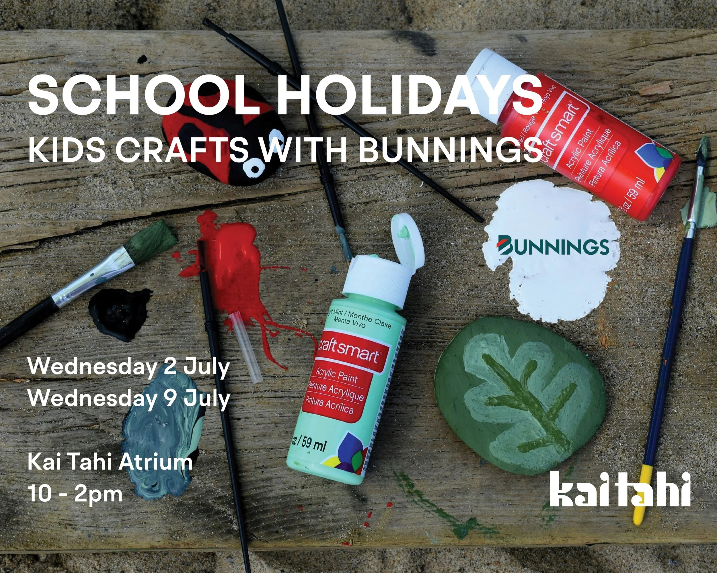 School Holidays - Kids Crafts with Bunnings