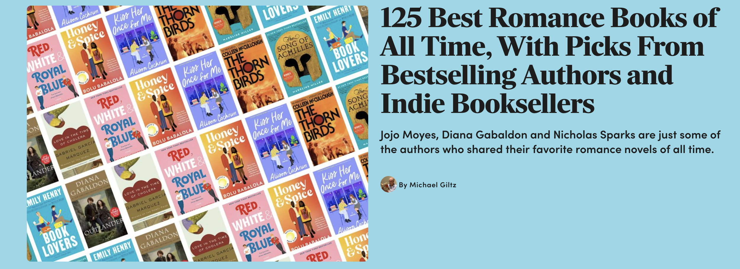 Parade names Swordspoint one of 125 Best Romance Books of All Time