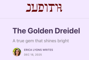 Feature on The Golden Dreidel in Judith Magazine!