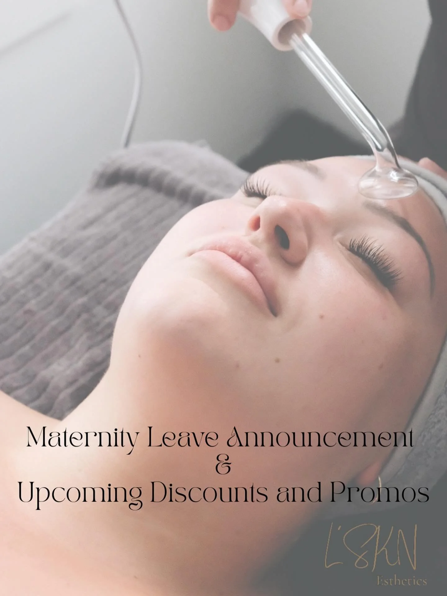 ✨ To my Amazing Clients✨

As many of you know, baby girl will be arriving very soon 💕 With that being said, L&rsquo;SKN Esthetics will only be open until October 18th before I go on maternity leave. I&rsquo;ll be taking 2&ndash;3 months off to soak 