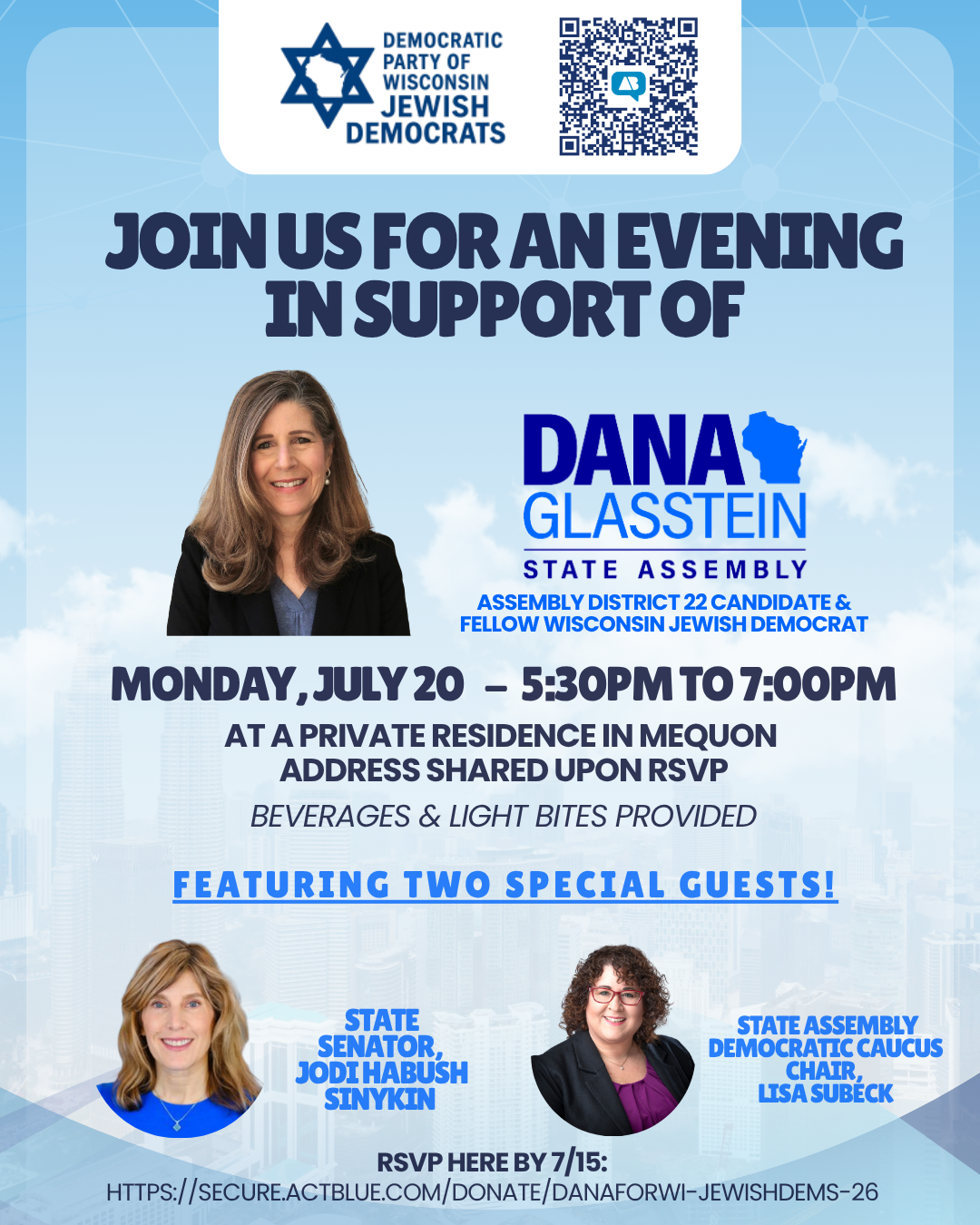 Wisconsin Jewish Democracts Fundraiser