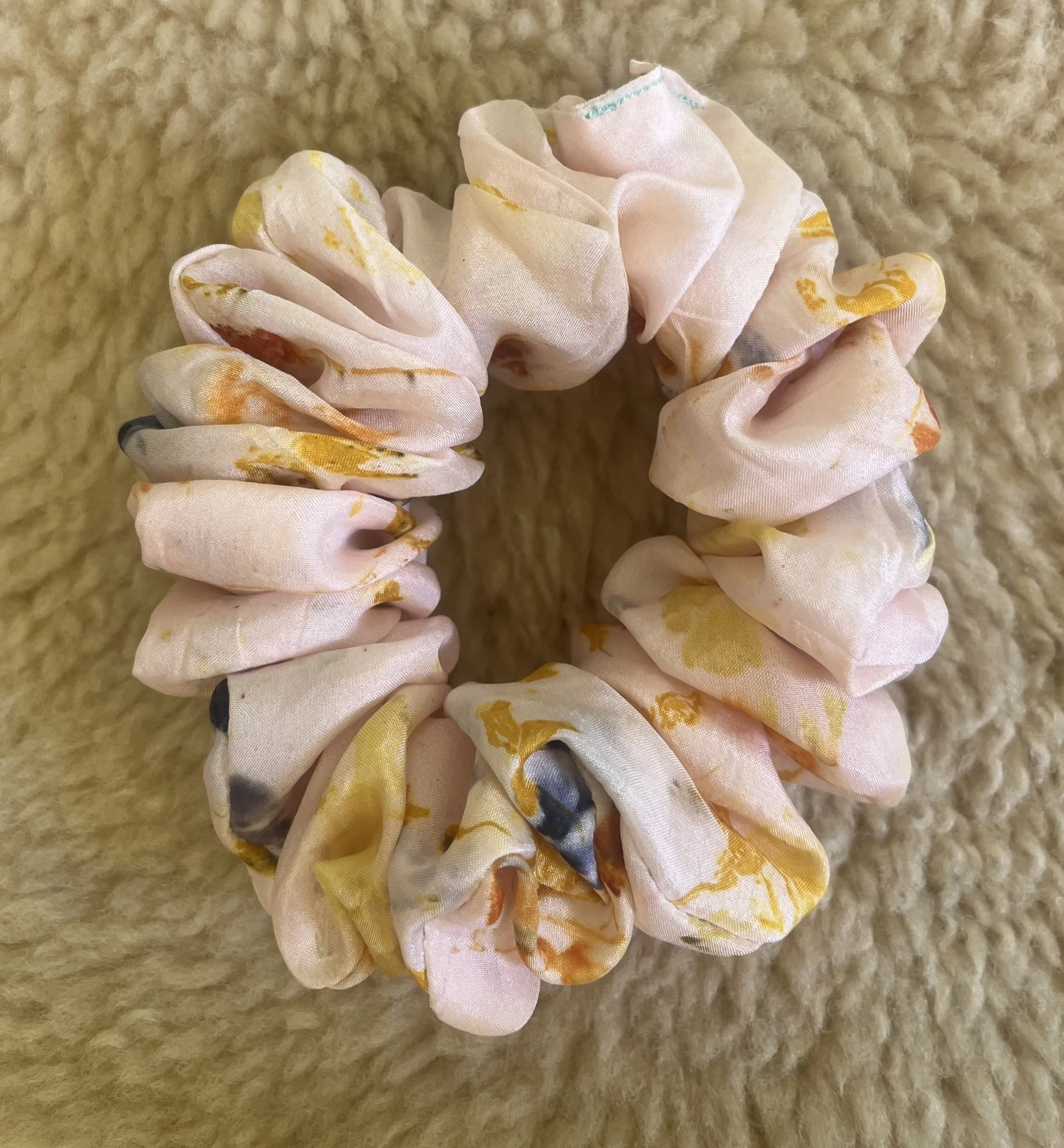 Garden Gift Silk Scrunchie