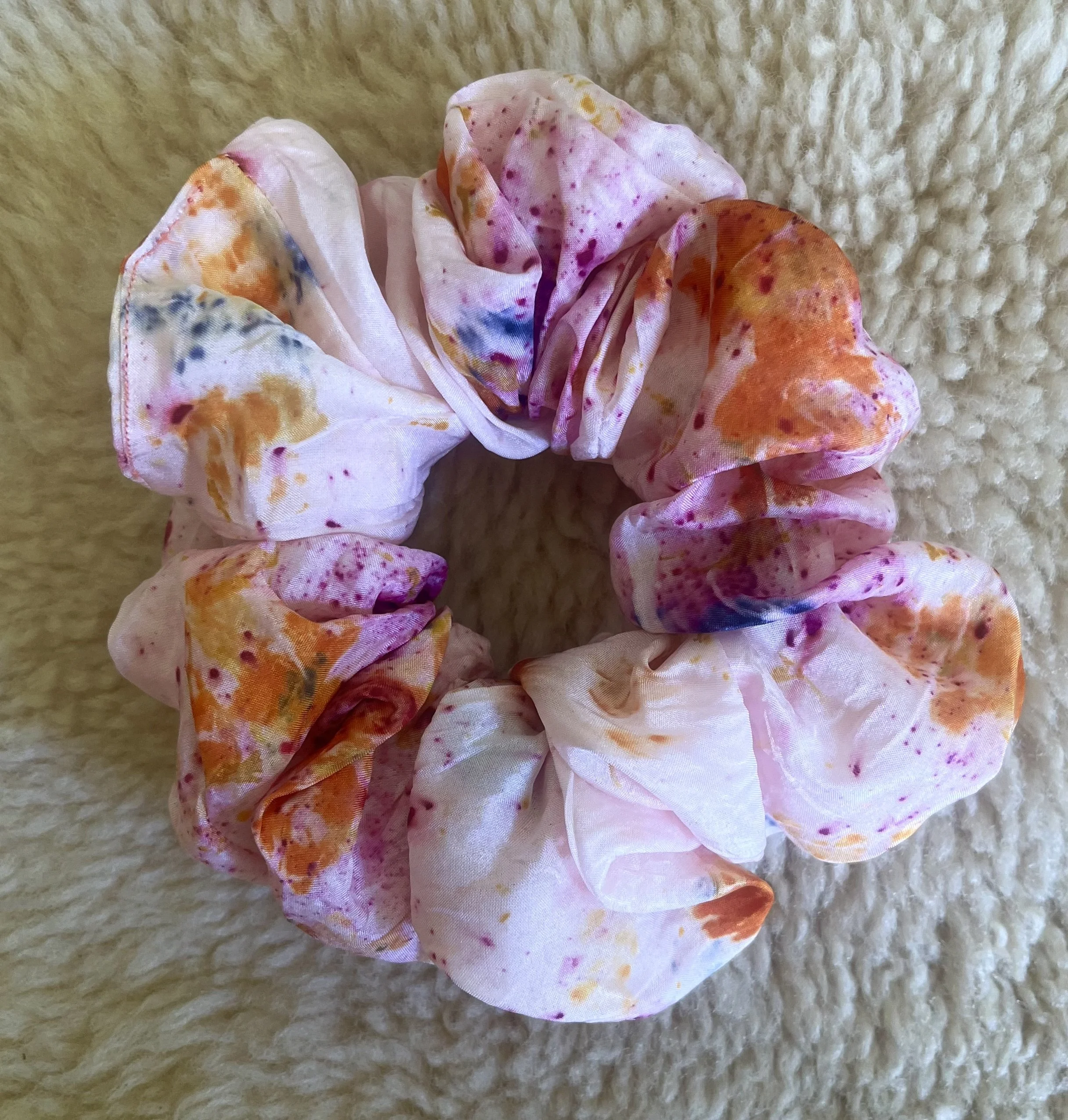 Flower Bae Silk Scrunchie