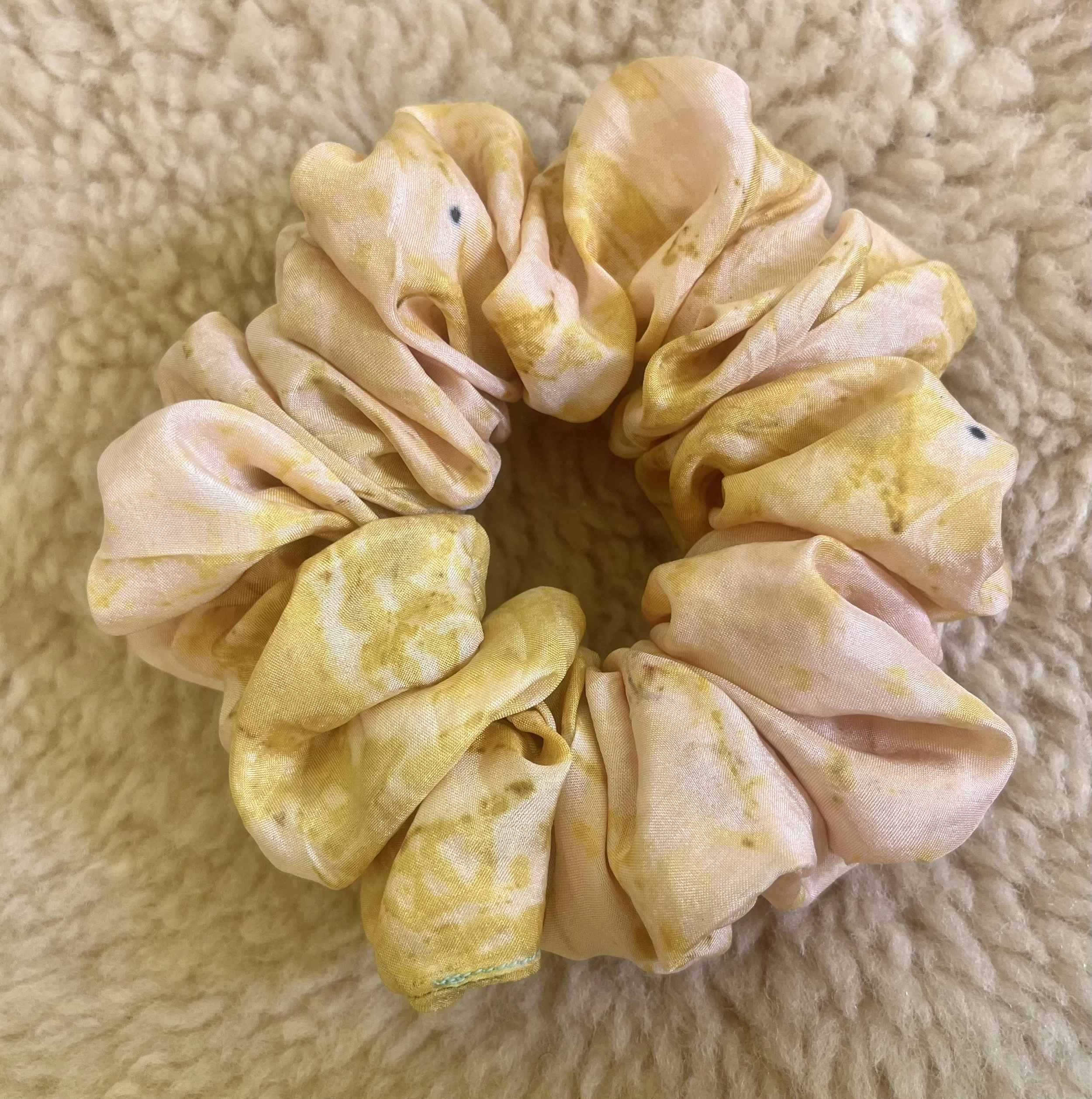 Earth Angel Silk Scrunchie