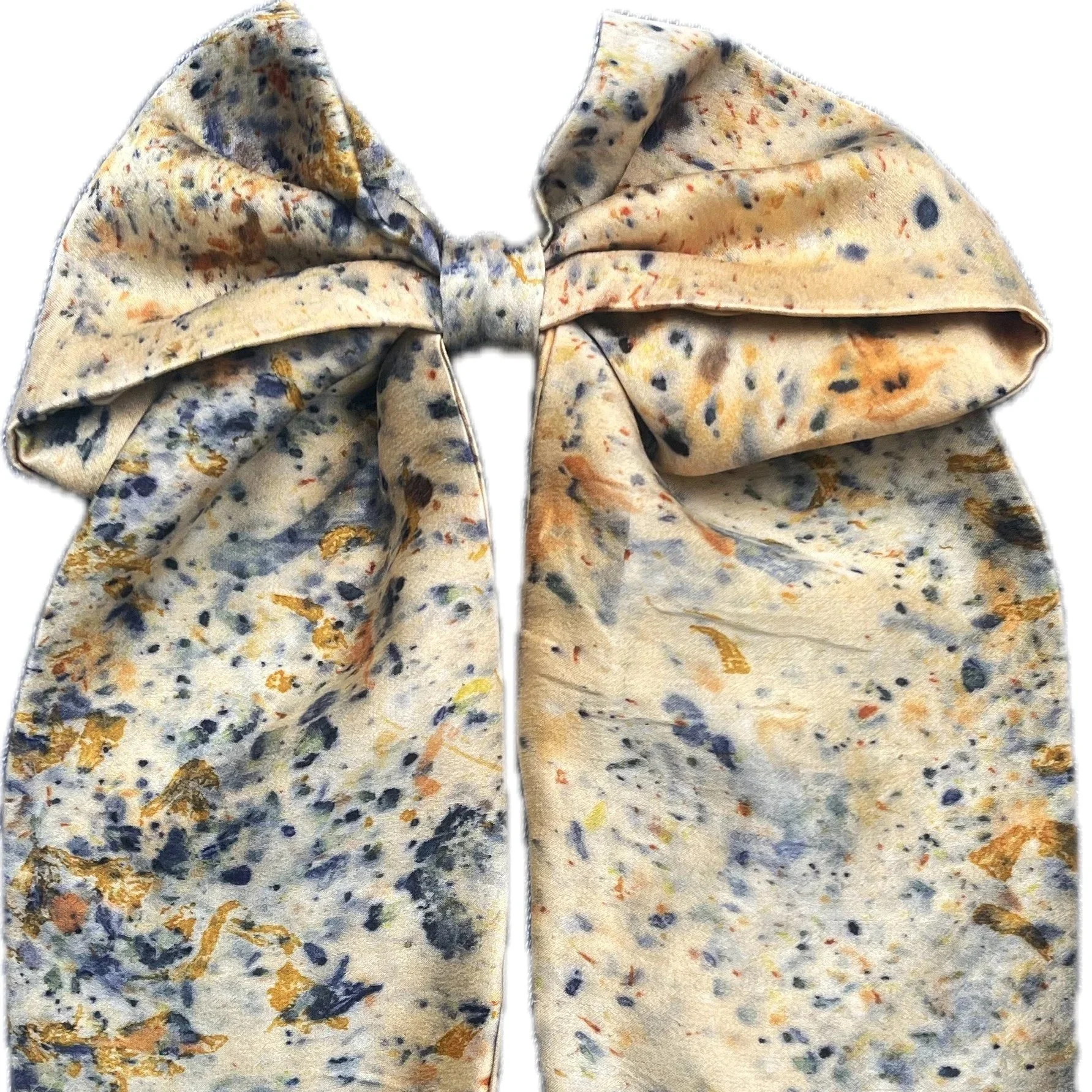 Earth Angel - Naturally Dyed Silk Bow