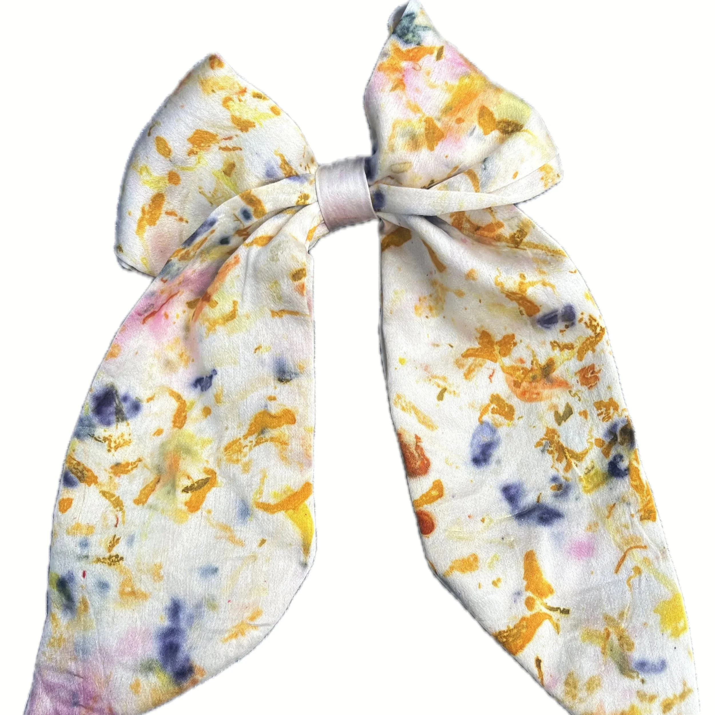 She’s Clever - Naturally Dyed Silk Bow
