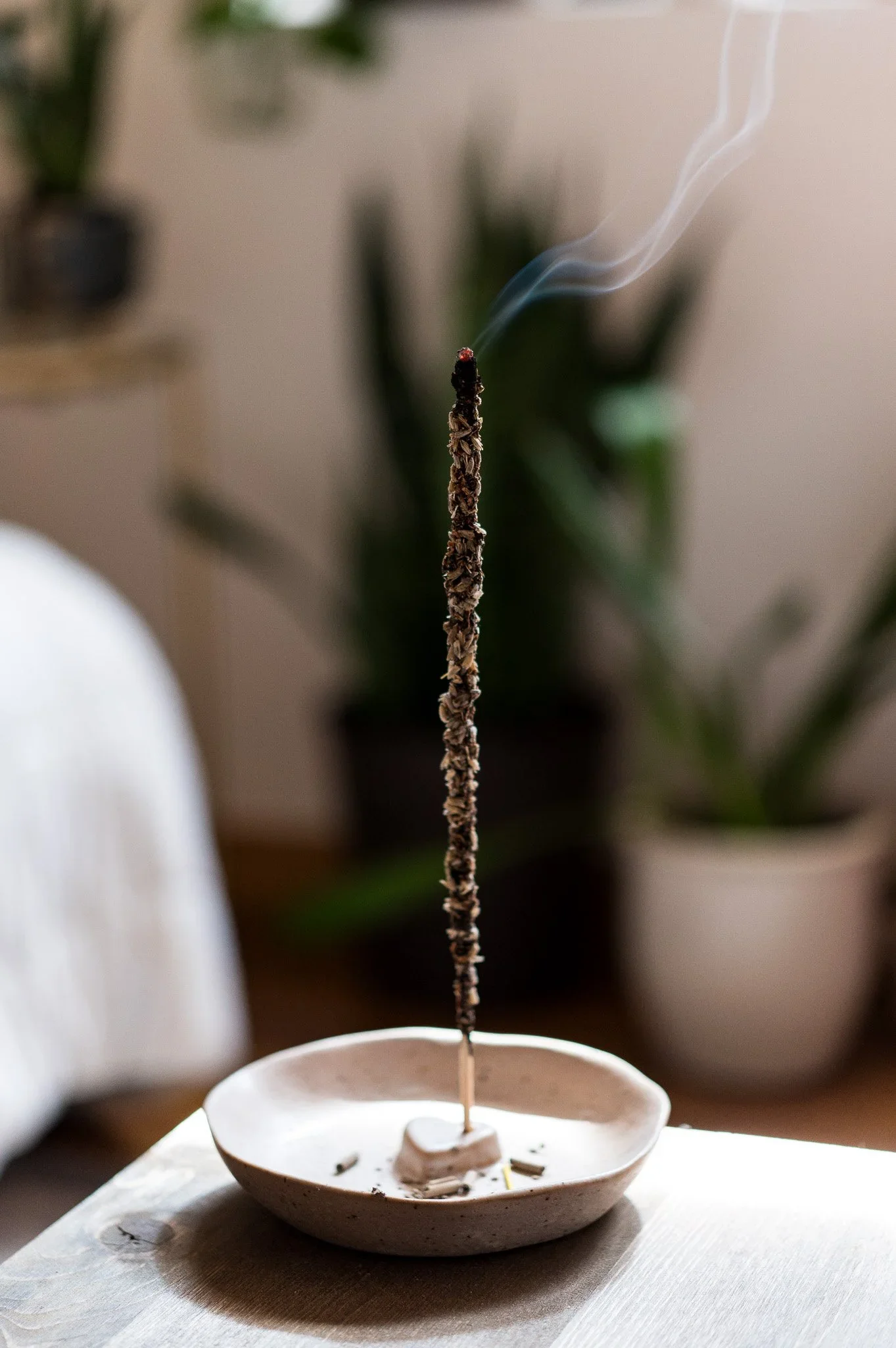 incense burning in sensory soothing office; holistic trauma therapy intensive in Denver, Colorado
