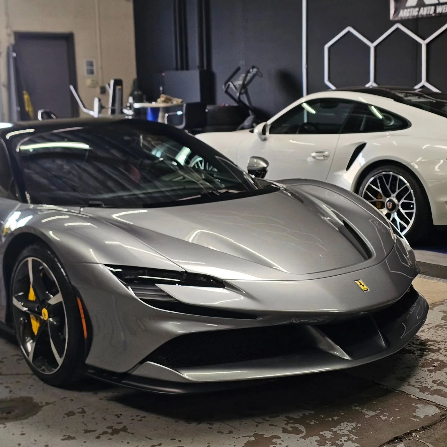 A horse named the SF90... Coming Soon to @bringatrailer 

#Ferrari #sf90 #arcticautowerks