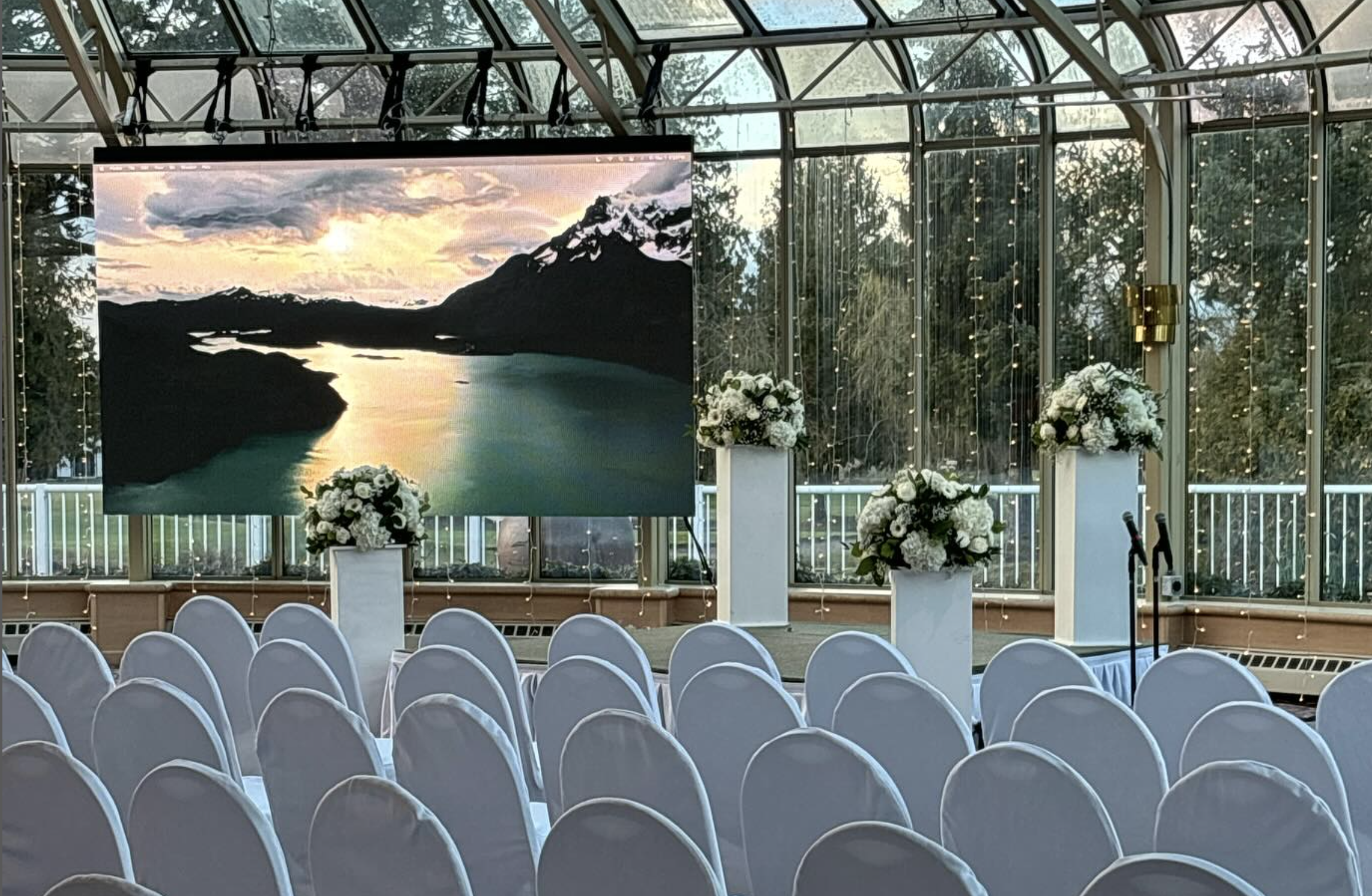what is a celebration of life atrium seating