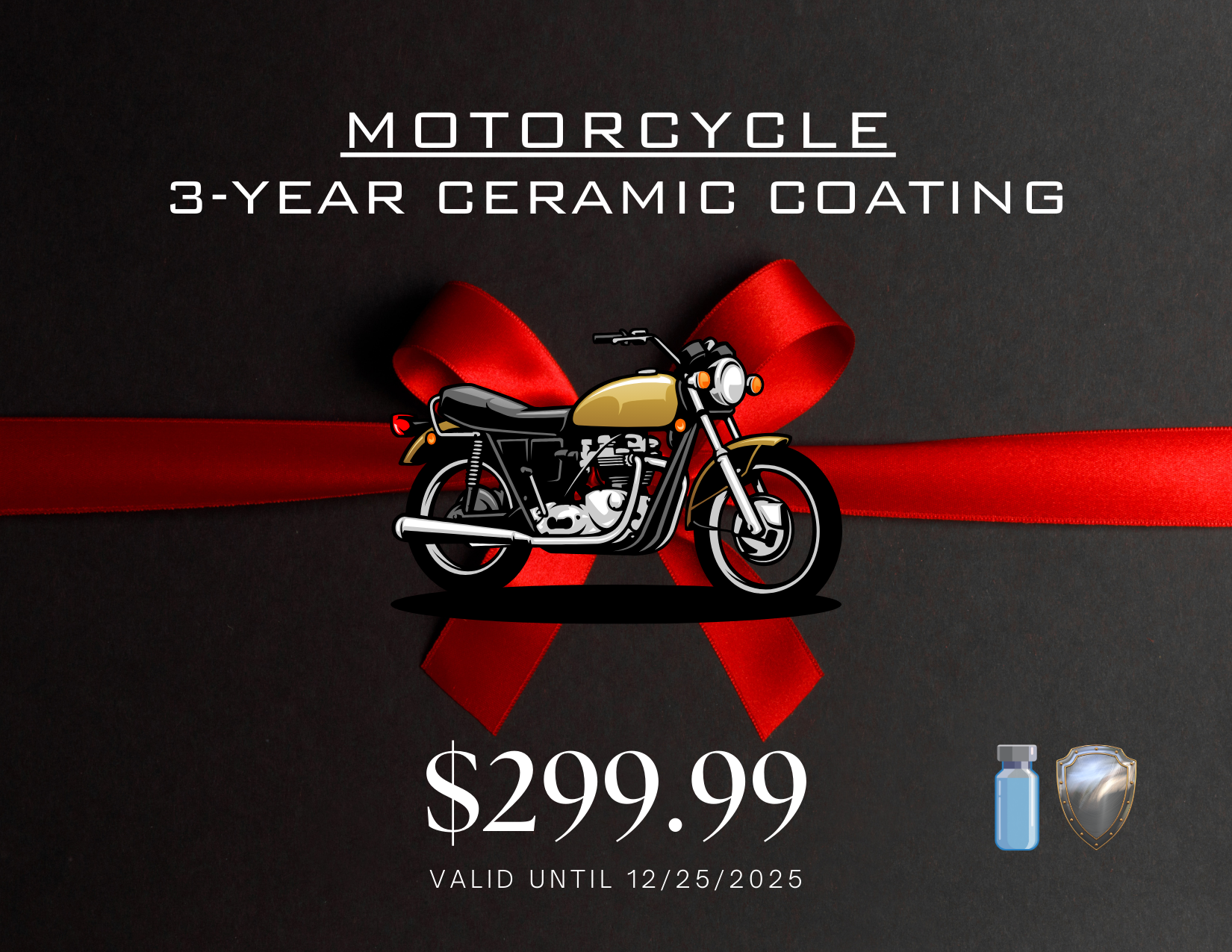 Motorcycle Ceramic Coating Gift Card