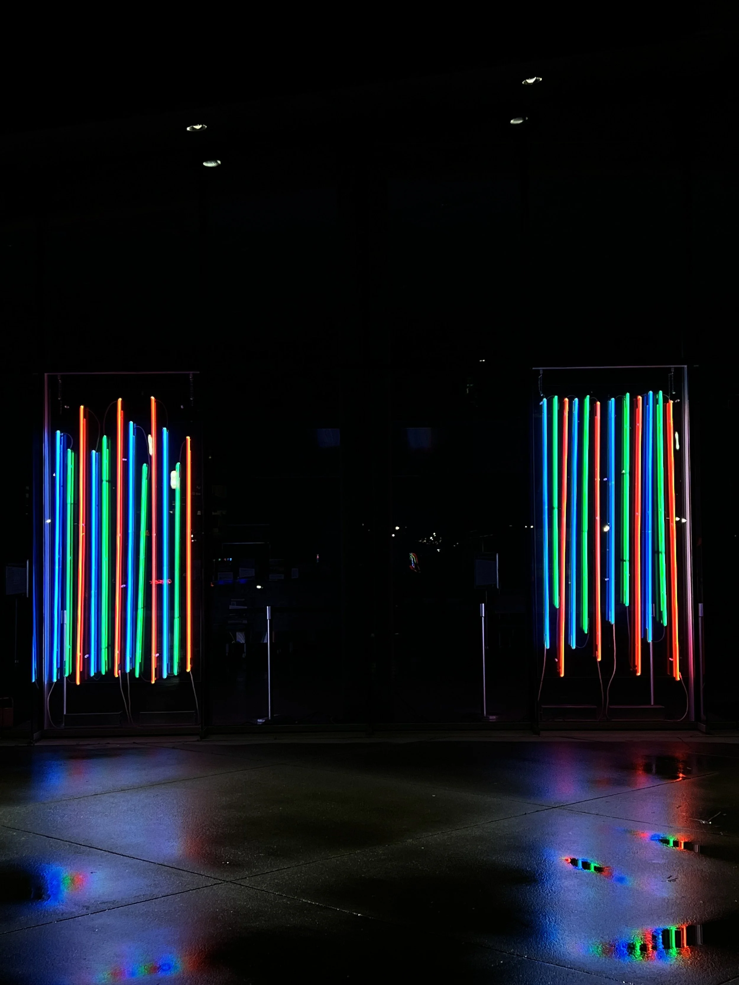 Dani Kaes and Jacob Willcox at the Museum of Glass