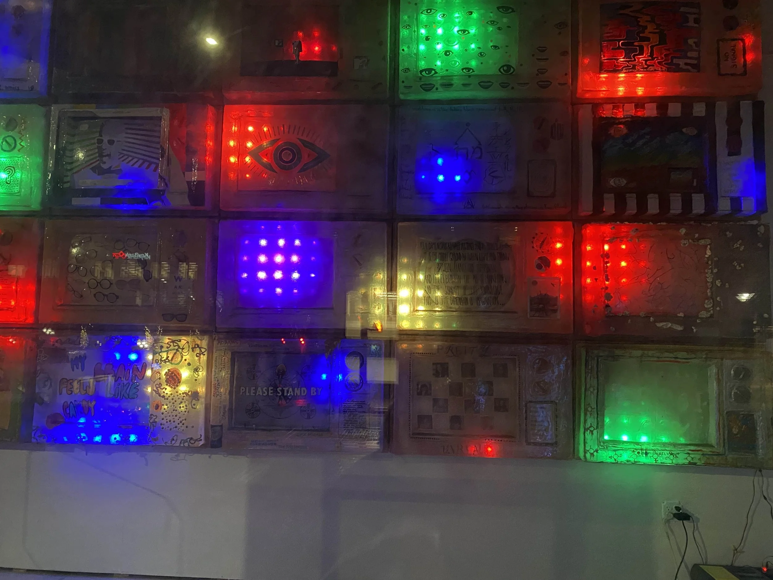 Steve LaBerge at Spaceworks Woolworth Window 6