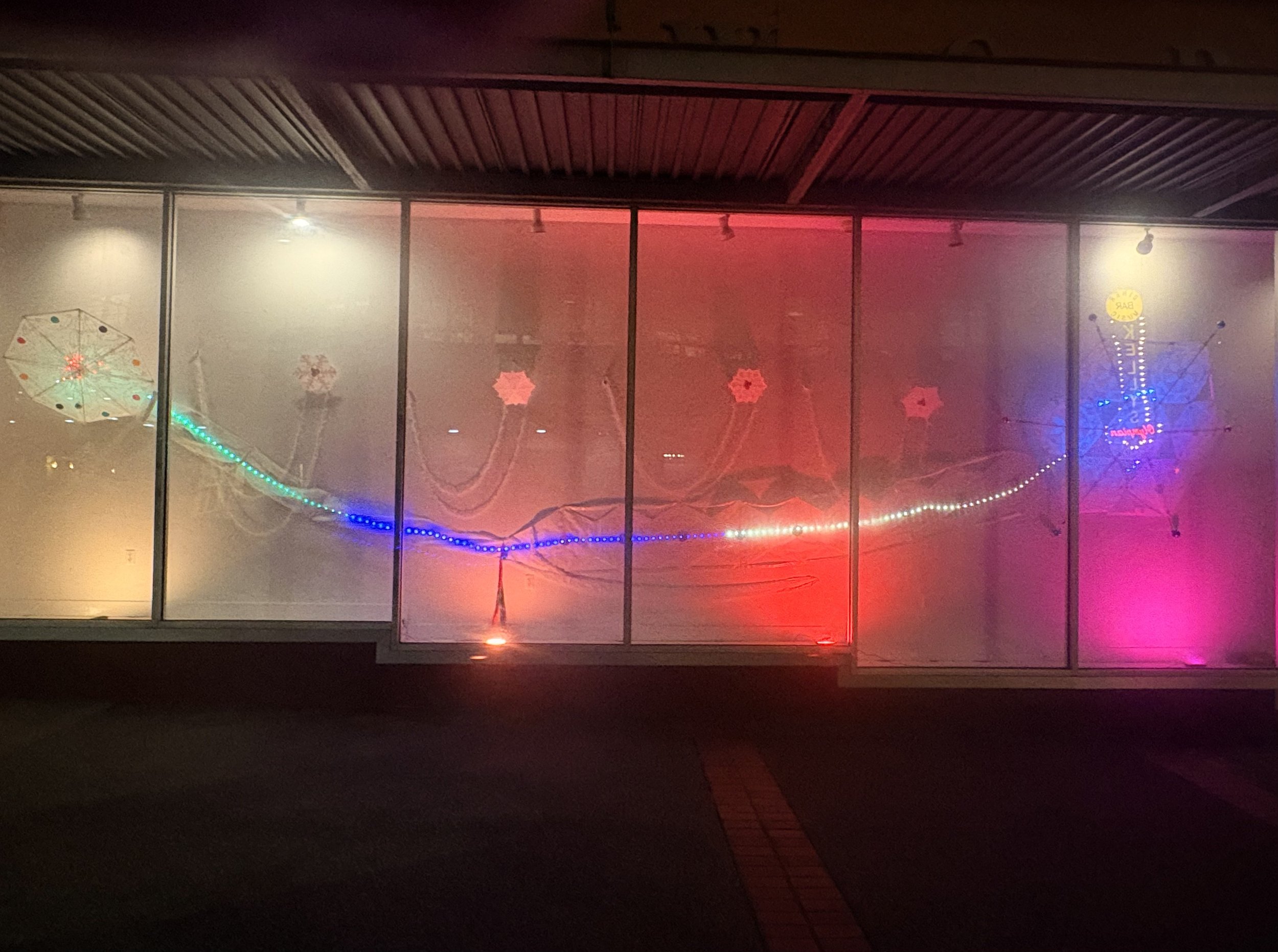 Skyartsainz at Spaceworks Woolworth Window 3