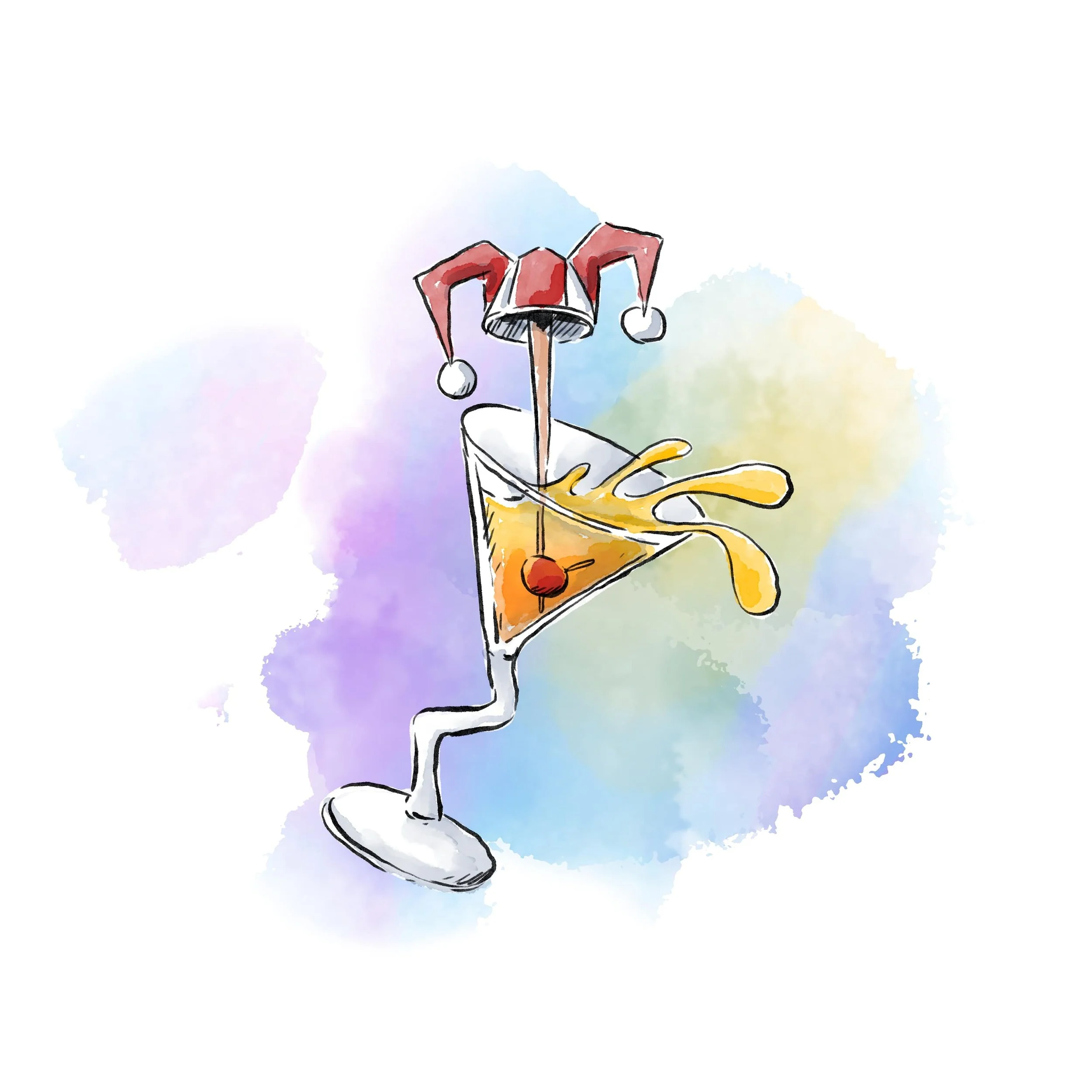 Worked with artist to make design more whimsical and colorful