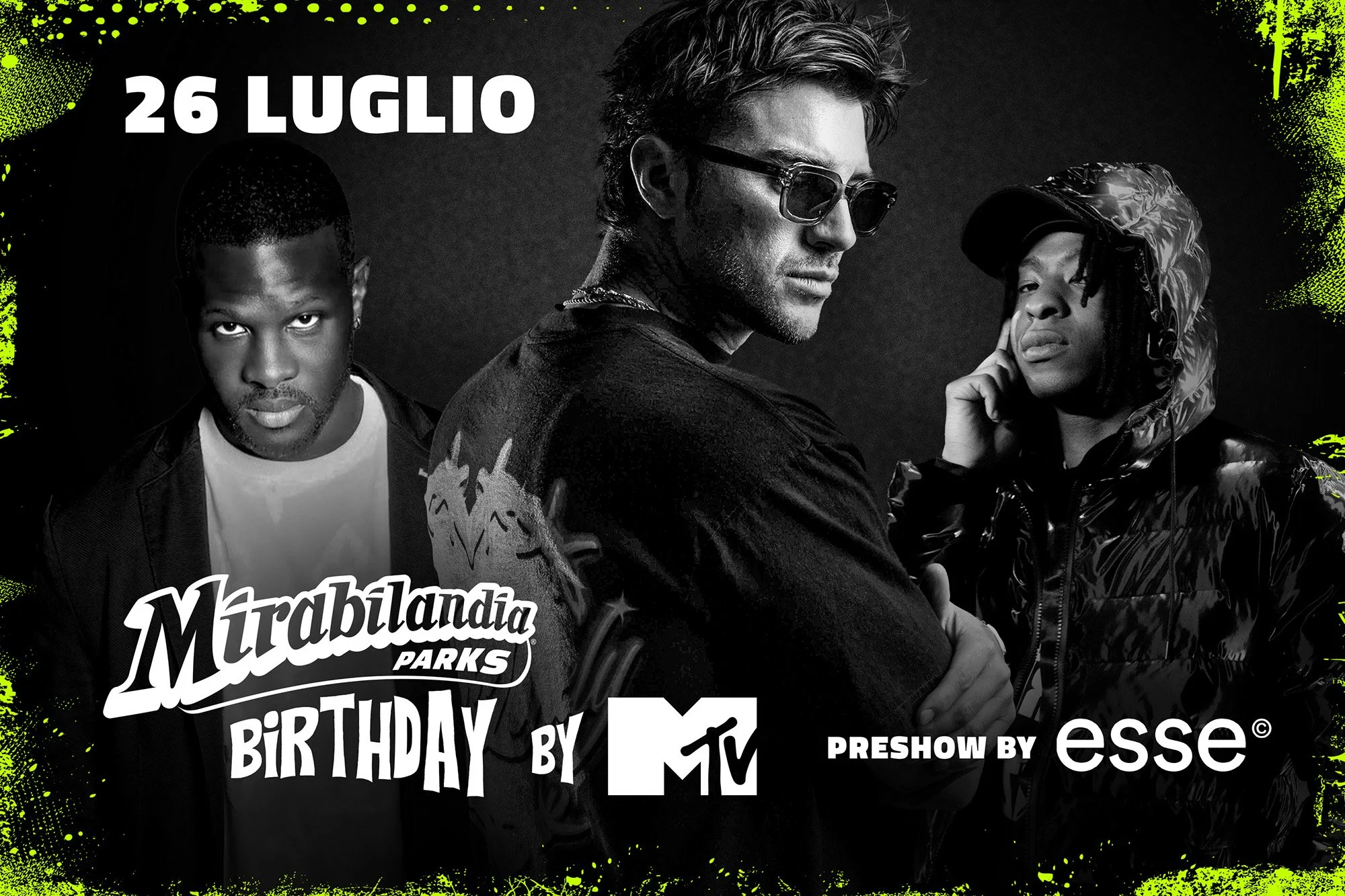 Mirabilandia festeggia il 33° compleanno con Damante, in collaborazione con MTV ed Esse Magazine