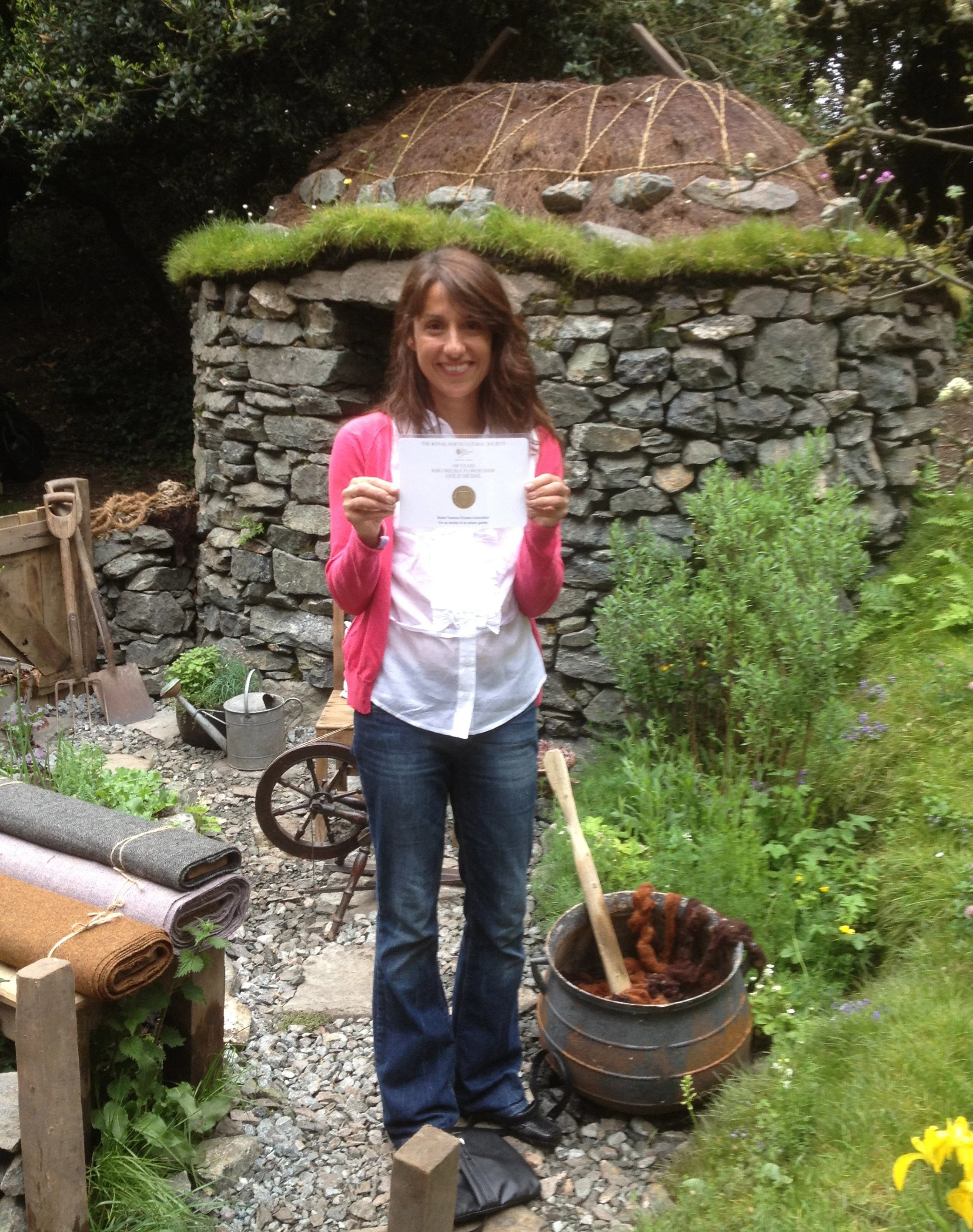 Chelsea flower show gold medal winning garden by Nottinghamshire garden design by Olive Tree Garden. Nottinghamshire landscape gardener