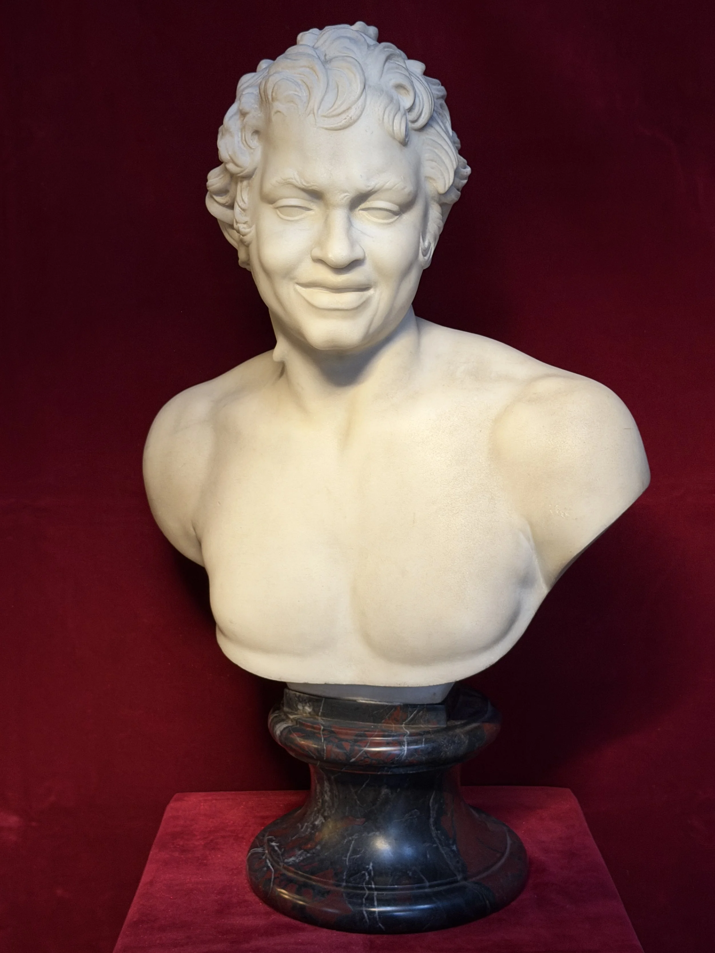 19th Century Italian Marble Bust of the Albani Faun