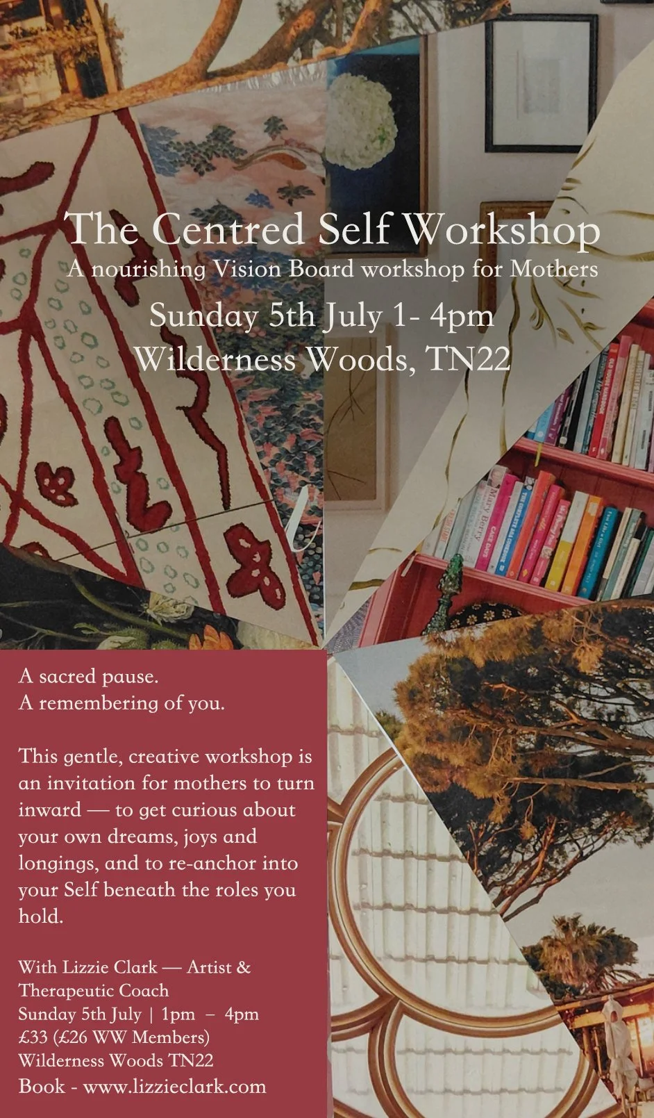 The Centred Self Workshop - A nourishing Vision Board workshop for mothers