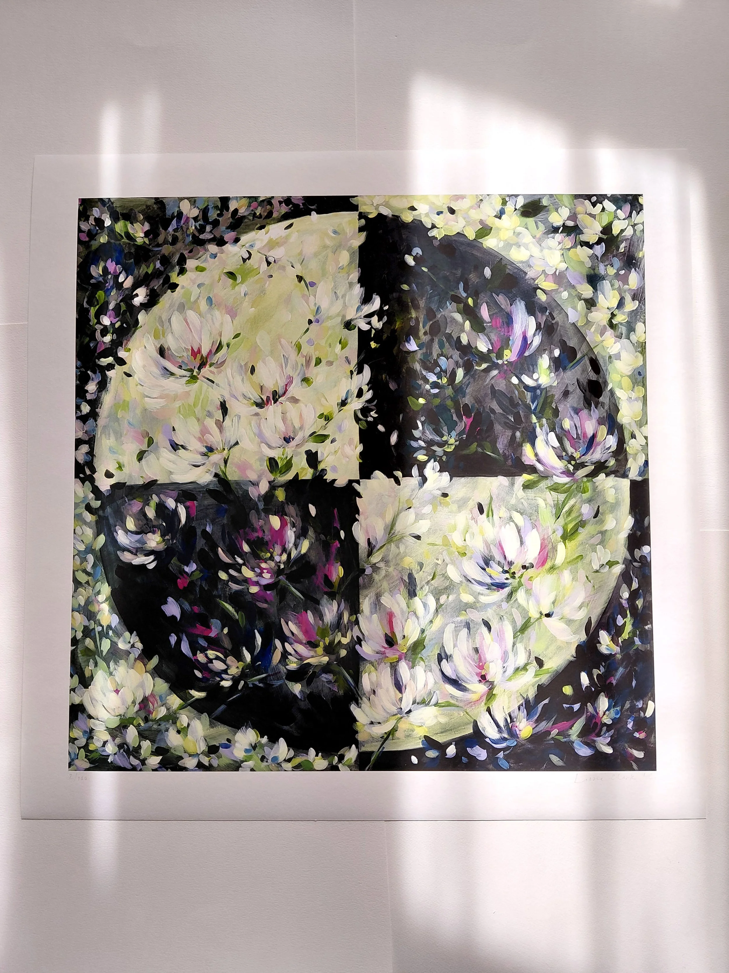 'Three - Light, Dark & Chi' - 70cm x 70cm Signed, Limited Edition Giclée Print