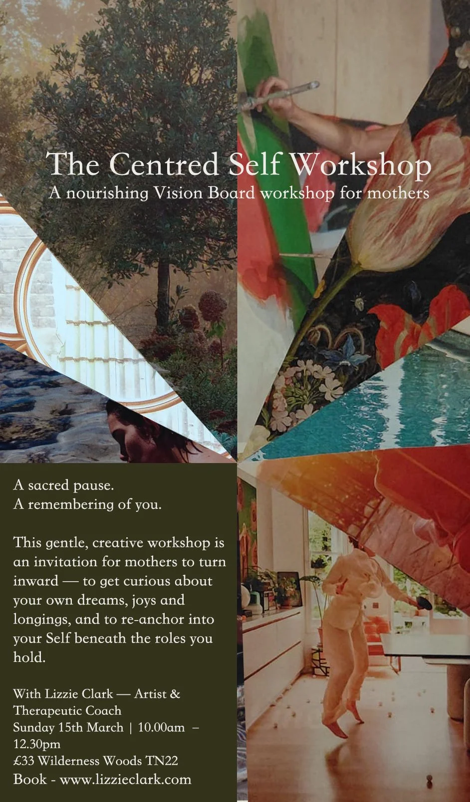 The Centred Self Workshop - A nourishing Vision Board workshop for mothers