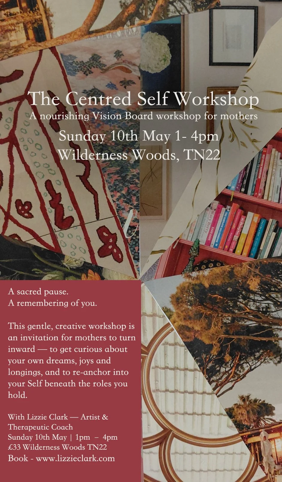 The Centred Self Workshop - A nourishing Vision Board workshop for mothers