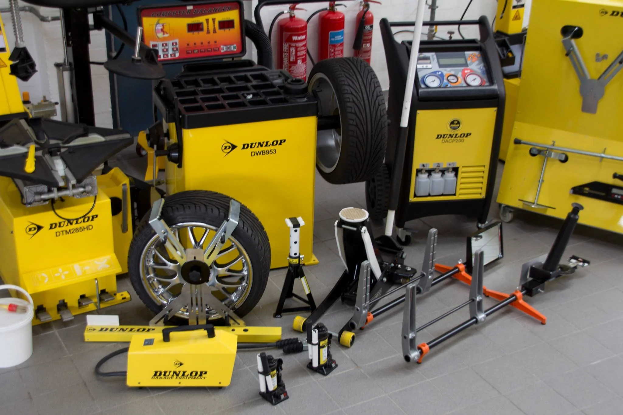 Wheel balancing machines