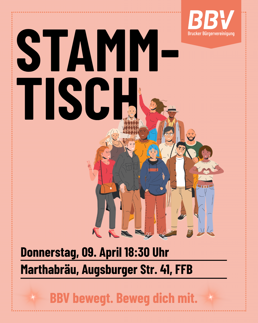 Stammtisch im April