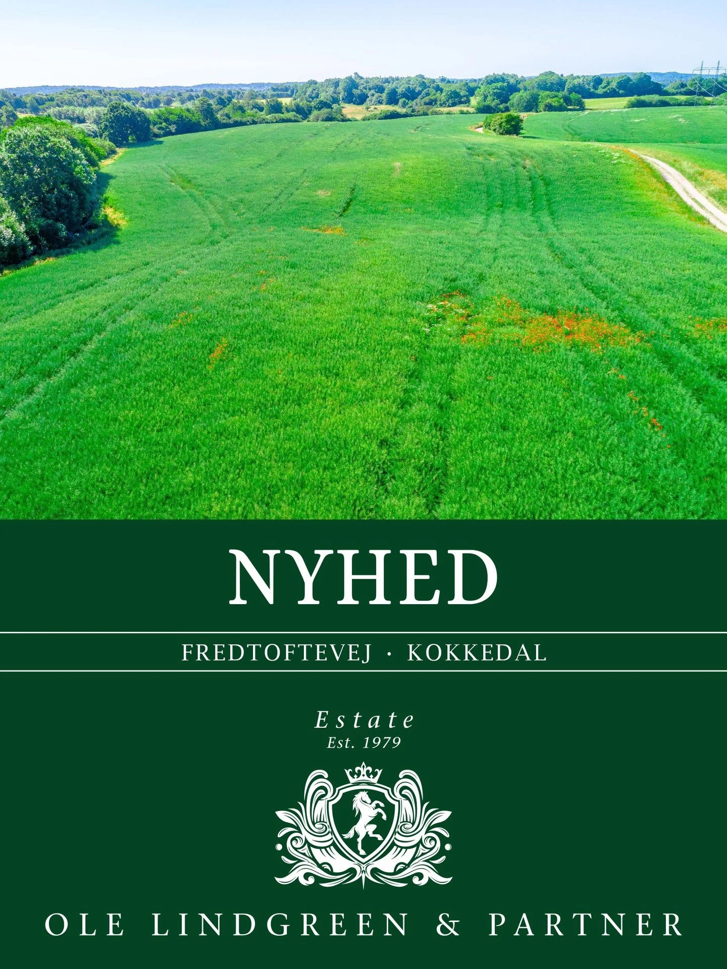 NYHED! 

🌾 Landbrugsjord i topbeliggenhed &ndash; direkte op til statsskov! 🌳🐎 Fredtoftevej 3, 2980 Kokkedal

Dr&oslash;mmer du om masser af plads, natur og muligheden for at skabe dit eget landliv? Her f&aring;r du ca. 18,8 ha smukt beliggende la