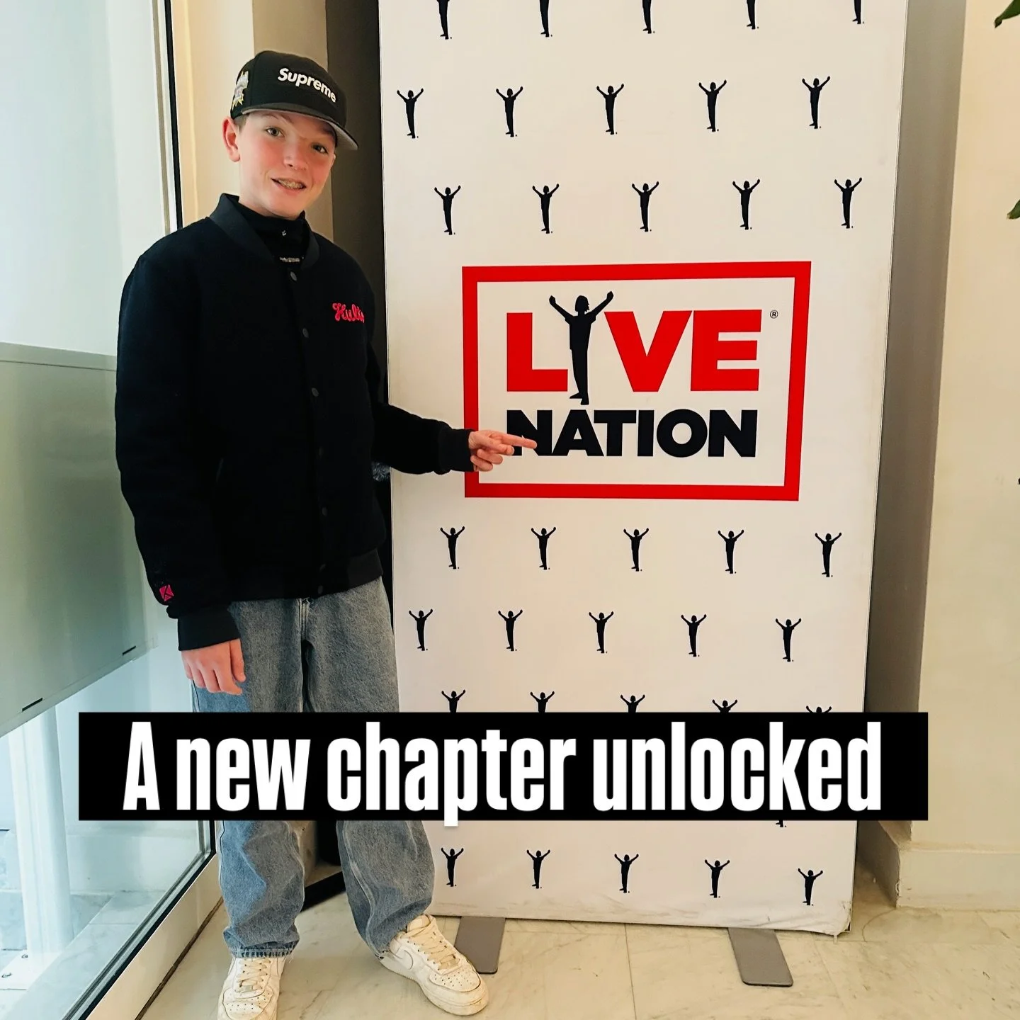 Another major milestone for a next-gen DJ: I just signed my first contract with Live Nation.

This partnership opens doors to new horizons, bigger stages, and global opportunities.

Being backed by a music professionals will push my journey to a whol