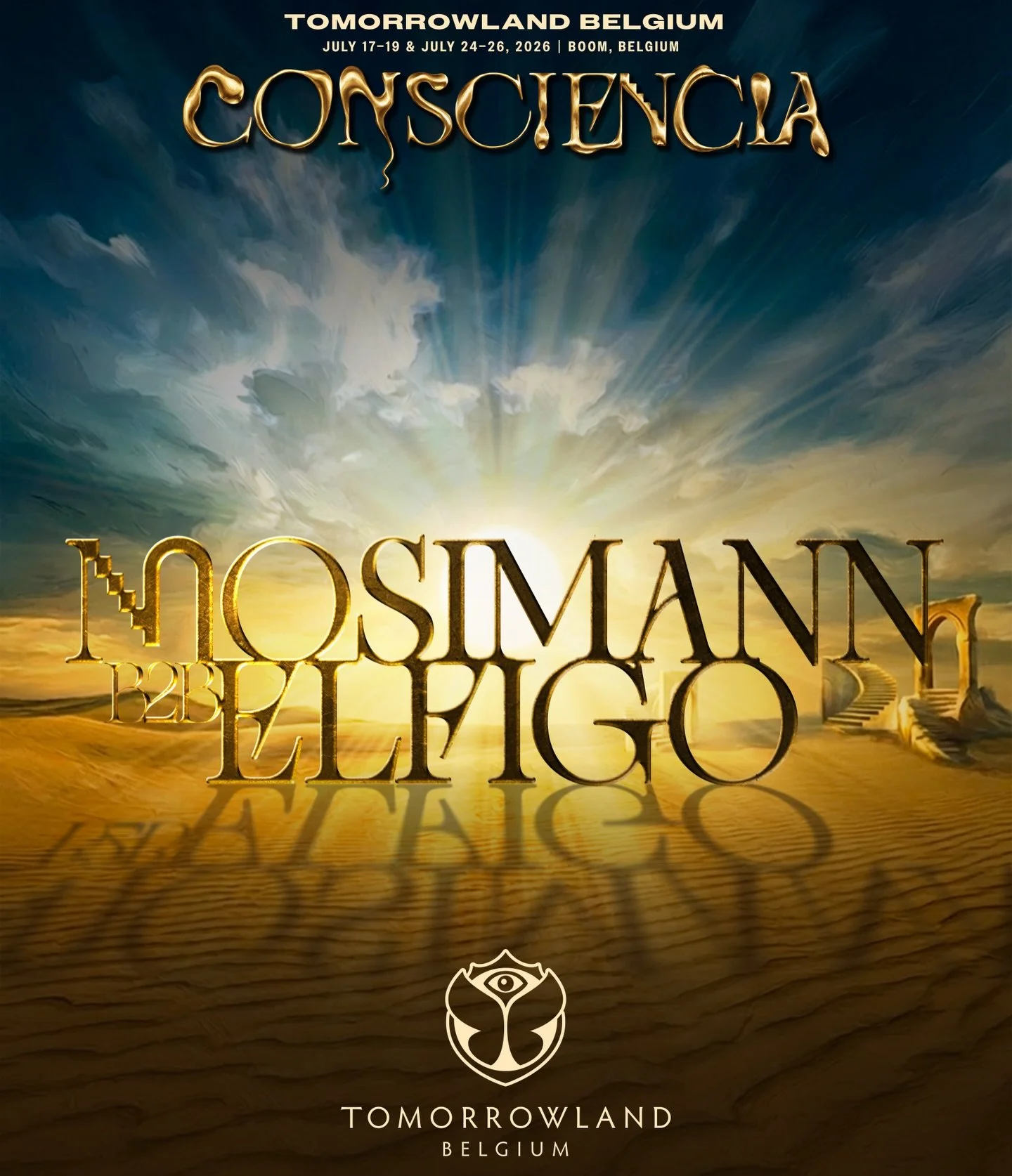 Tomorrowland 26 W2: Get ready for the ultimate collab! @mosimann and #elfigo bring the heat on Freedom stage with a B2B performance like no other! 😎
 You're not prepared!! 
Stay tuned Family 🫶🏻🫶🏻 and see you there 🔥