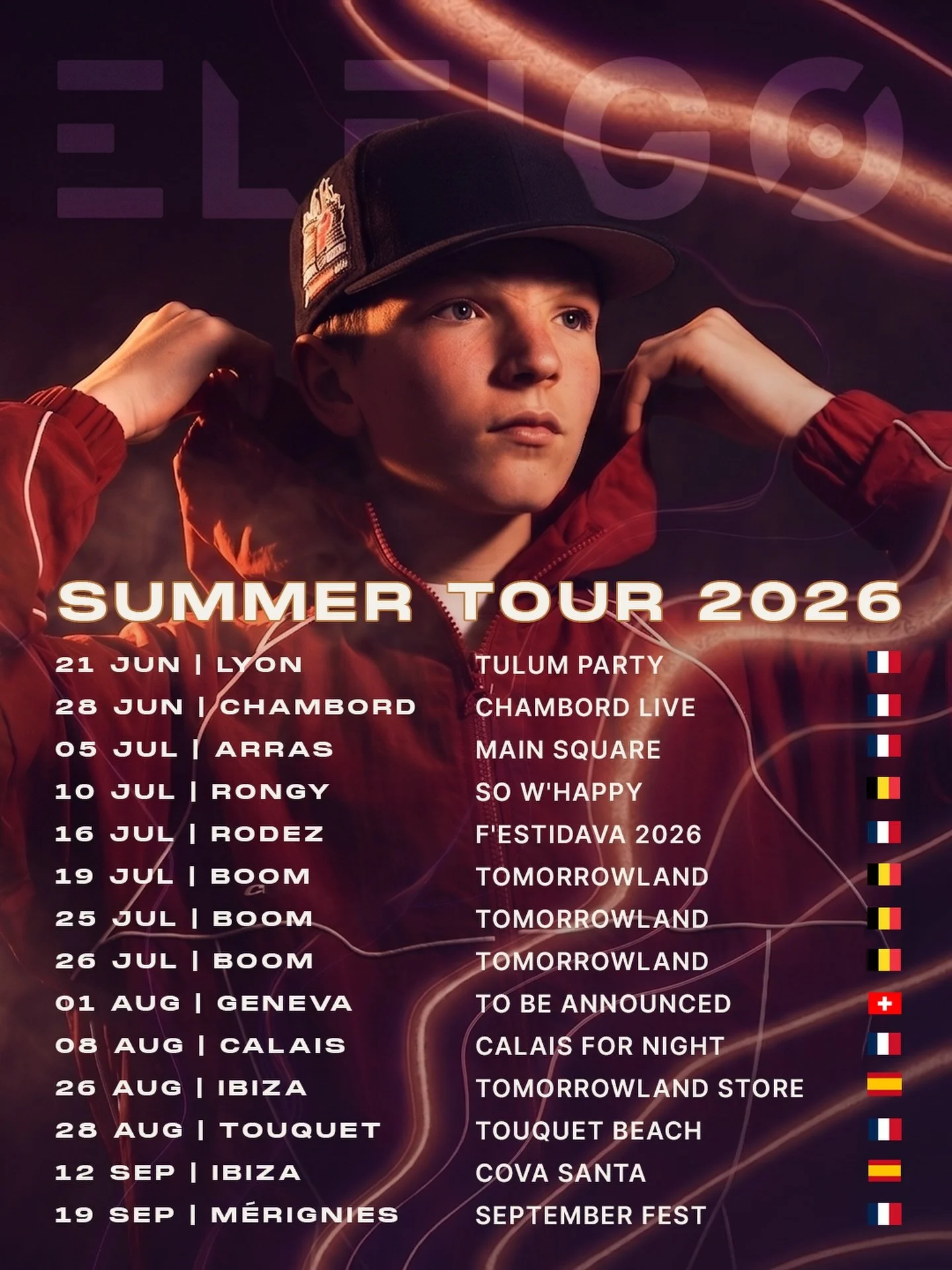 ELFIGO SUMMER TOUR 2026 🔥🚀😎
This is just the beginning of my journey 😇
Are you ready 🤩
.
.
#dj #djlife #elfigo