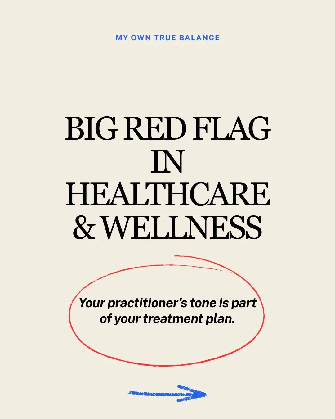 RED FLAG IN HEALTHCARE (no one talks about): Your practitioner’s tone is part of your treatment plan.