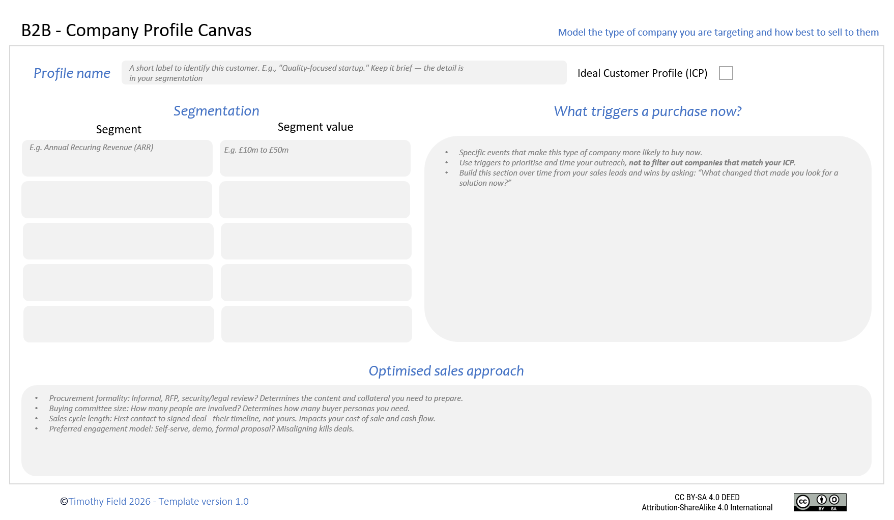 B2B - Company Profile