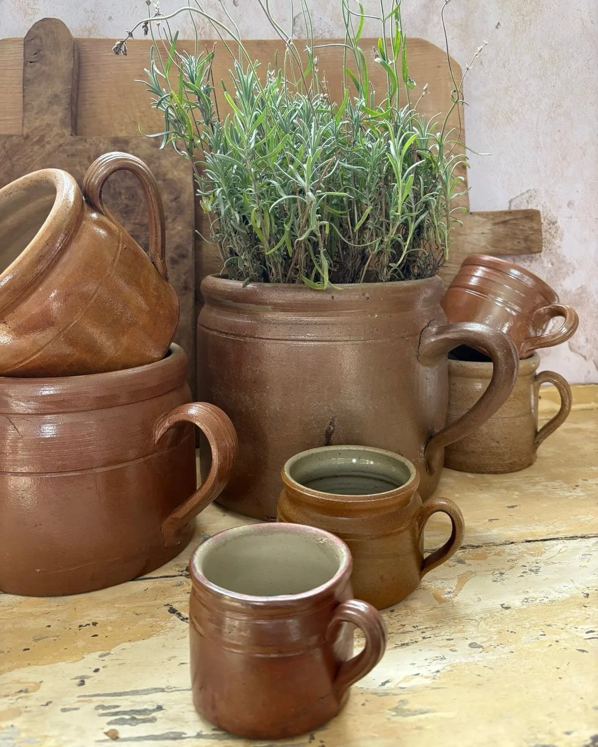 Old French charm, in every size. 🤎

Our collection of vintage French stoneware confit pots has grown.. and there&rsquo;s now something for almost every purpose.

From the very small, perfectly sized for your morning caf&eacute; au lait, through to g