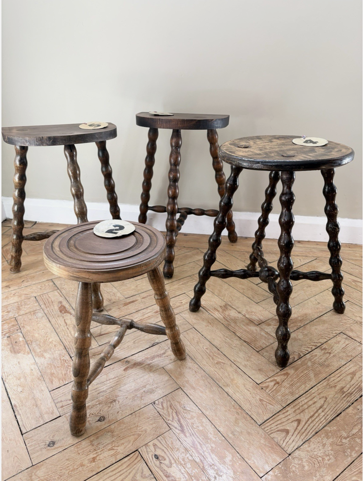 Rustic French Vintage Stools